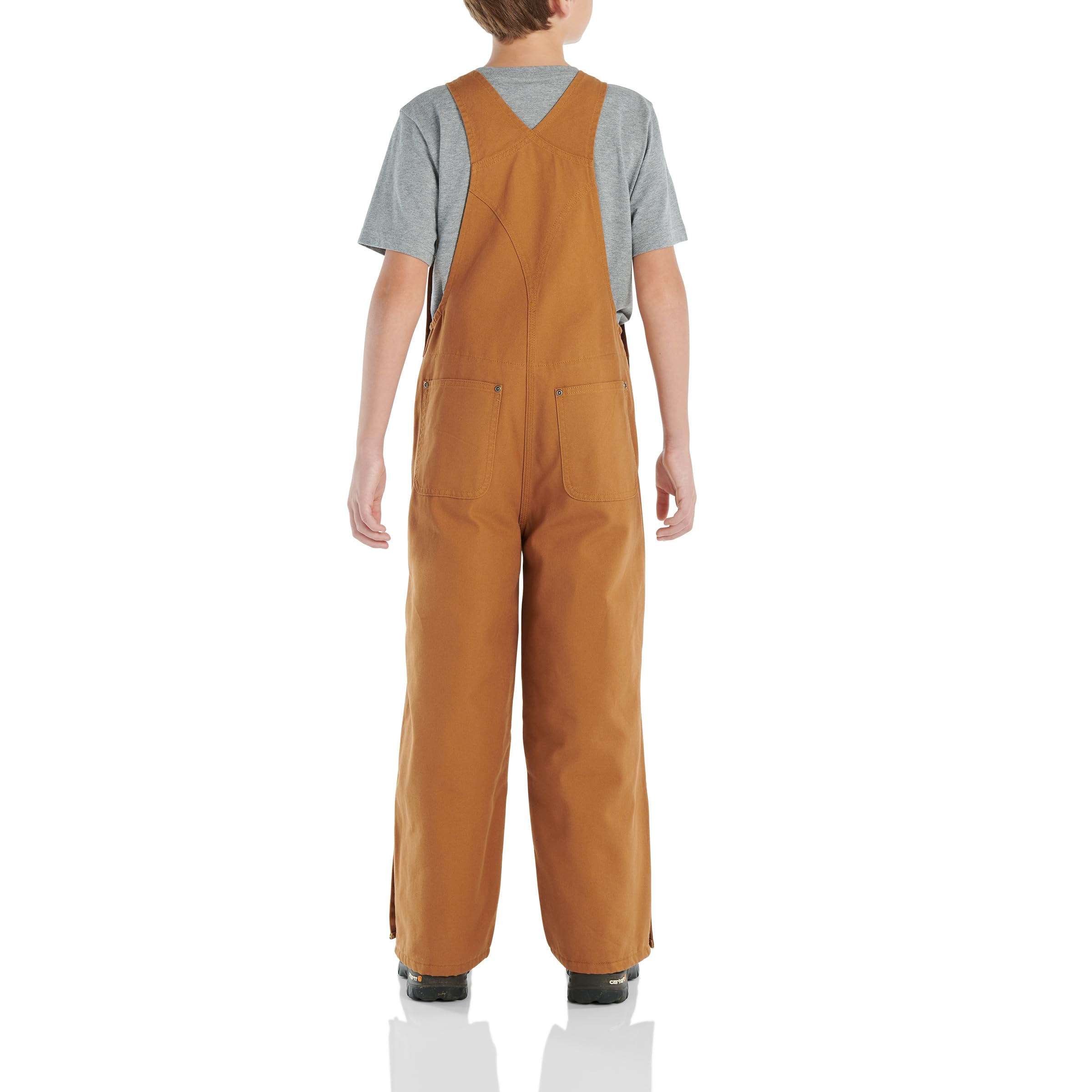 Carhartt Boys' Duck Bib Quilt Lined Overall - Image 4
