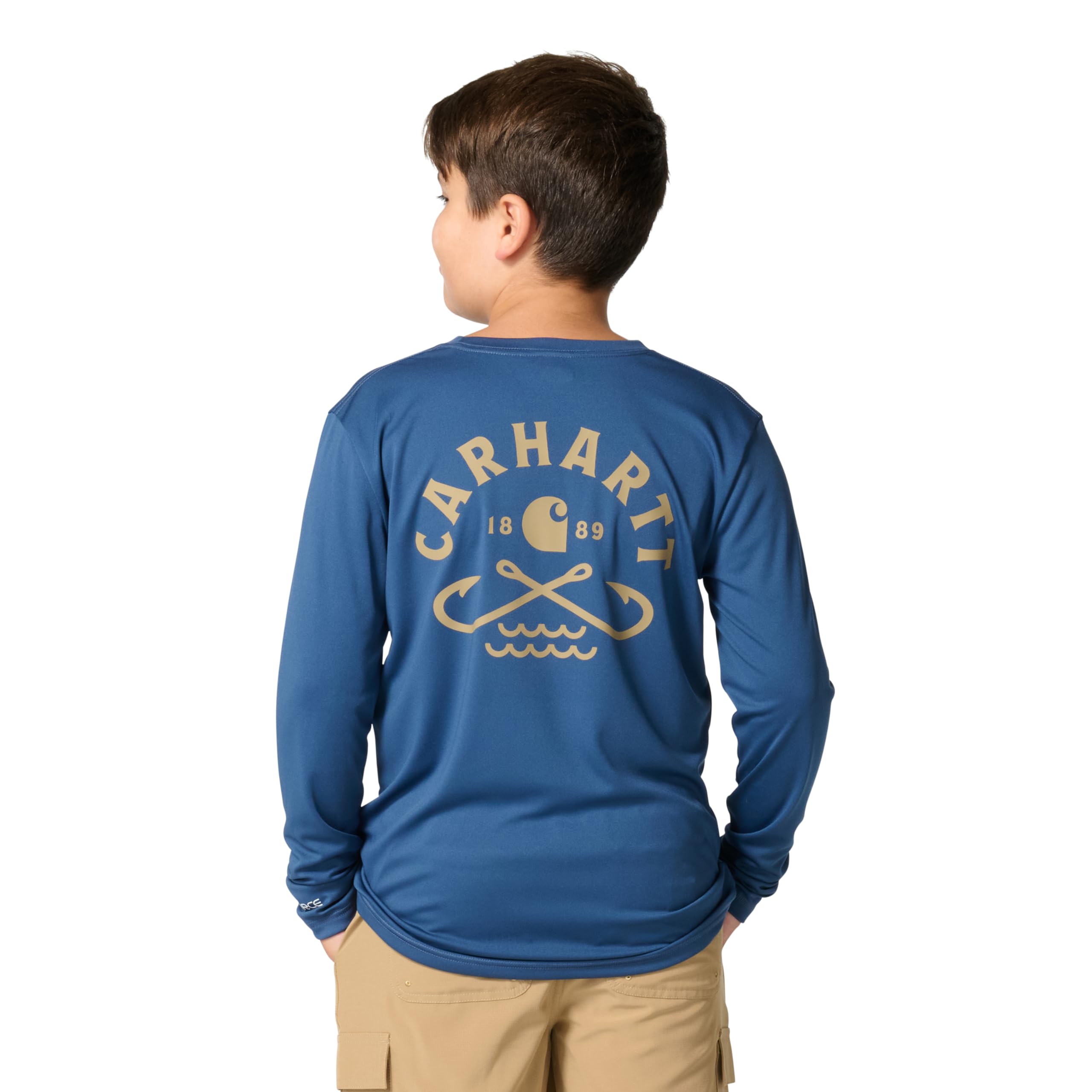 Carhartt Boys' Long-Sleeve Force® Sun Defender™ T-Shirt - Boys - Image 3