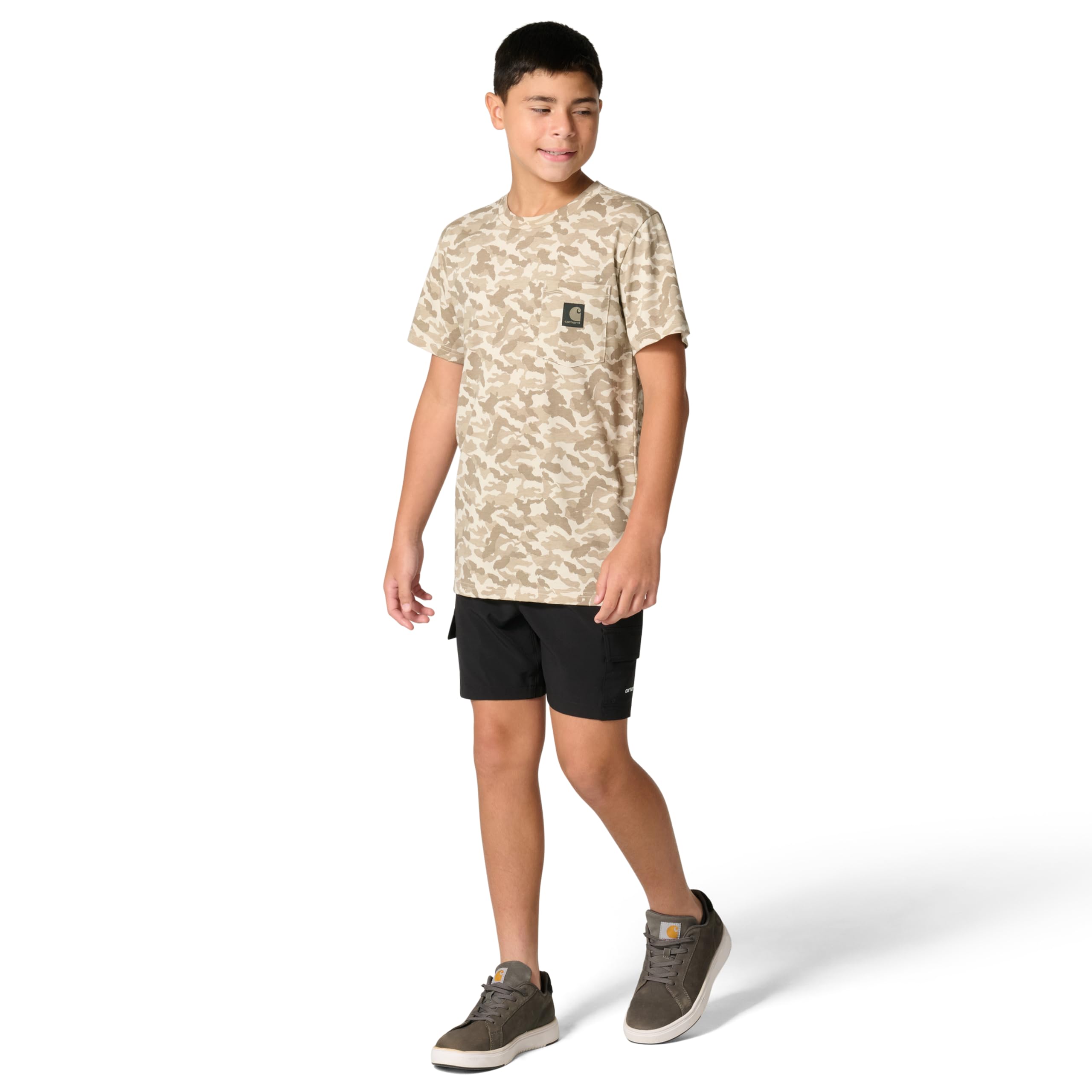 Carhartt Boys' Short Sleeve Camo Print T-Shirt - Image 4