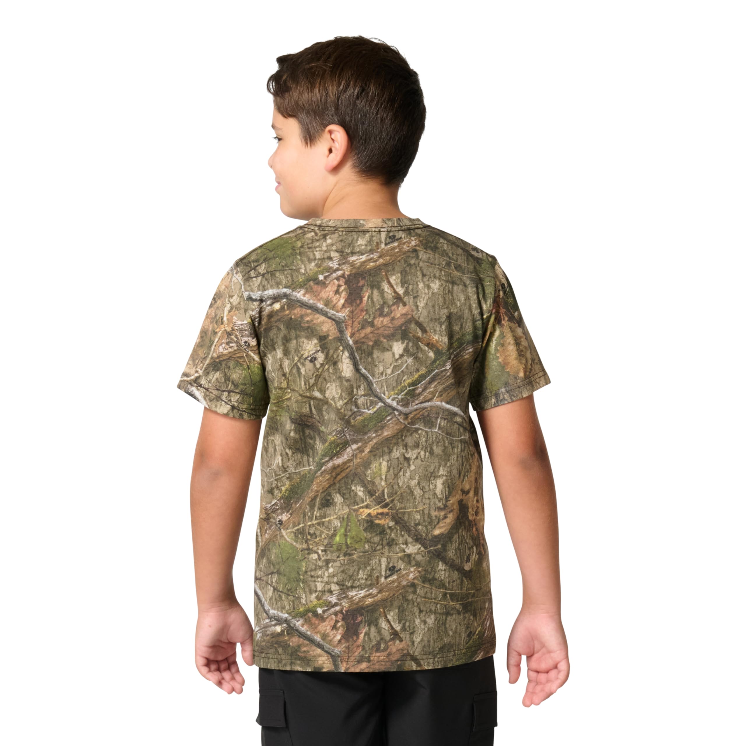 Carhartt Boys' Short Sleeve Camo Print T-Shirt, Mossy Oak Country DNA, X-Large(18/20) - Image 3