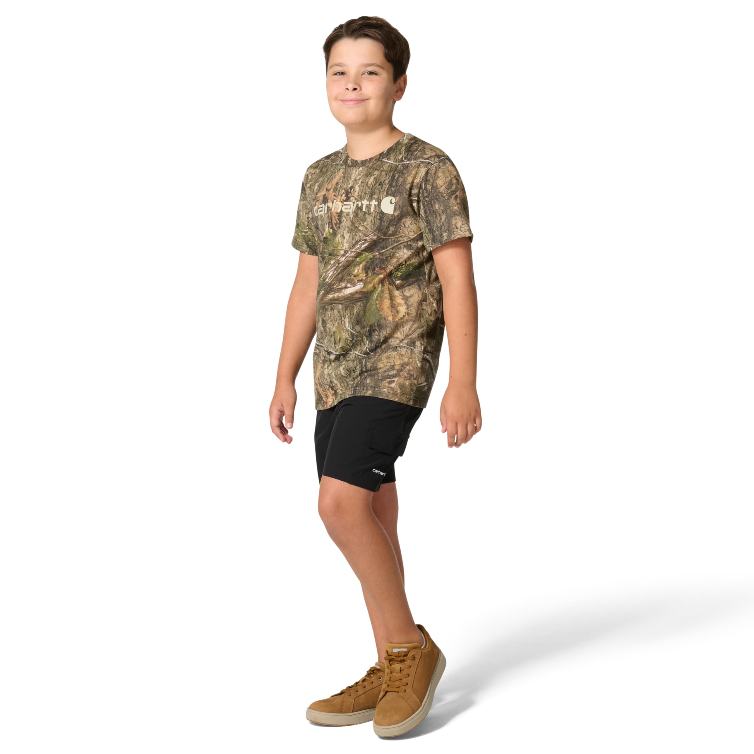 Carhartt Boys' Short Sleeve Camo Print T-Shirt, Mossy Oak Country DNA, X-Large(18/20) - Image 4
