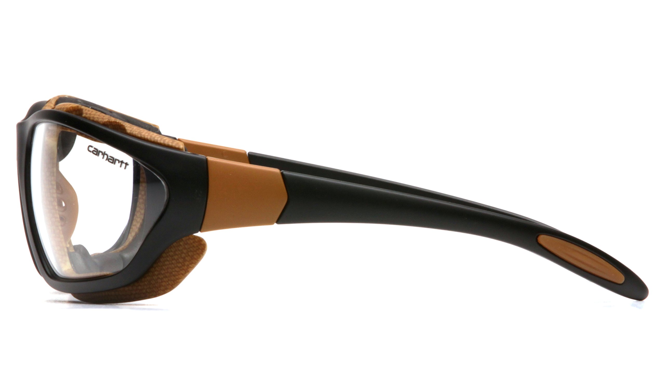 Carhartt Carthage Safety Eyewear with Vented Foam Carriage, Clear Anti-Fog Lens - Image 3