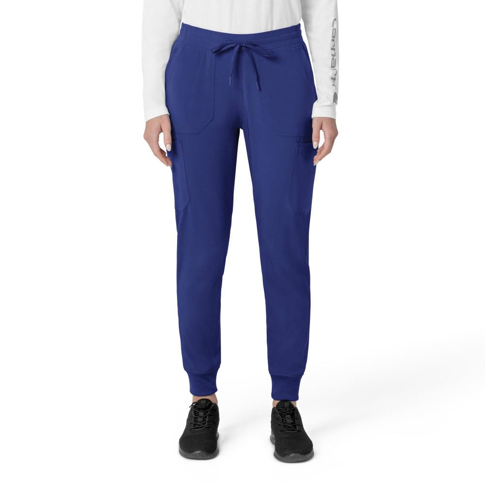 Carhartt Force Cross-Flex Women's Cargo Jogger Scrub Pant, Galaxy Blue, M - Image 3
