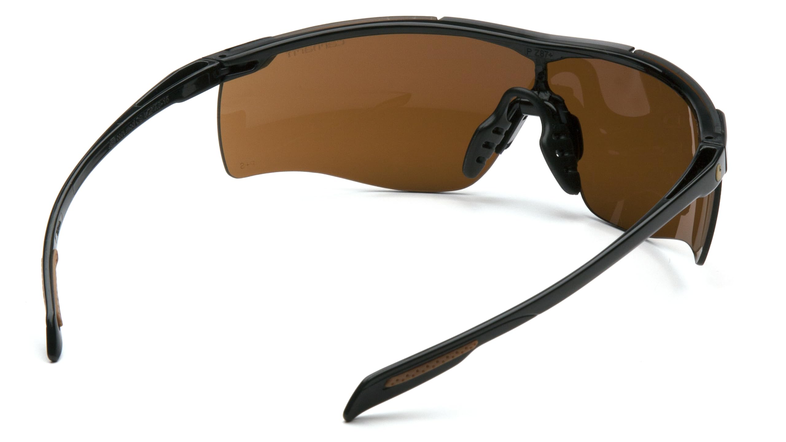 Carhartt Gear CHB918ST Cayce™ Sandstone Bronze Anti-Fog Lens - One Size Fits All - Black/Tan - Image 4