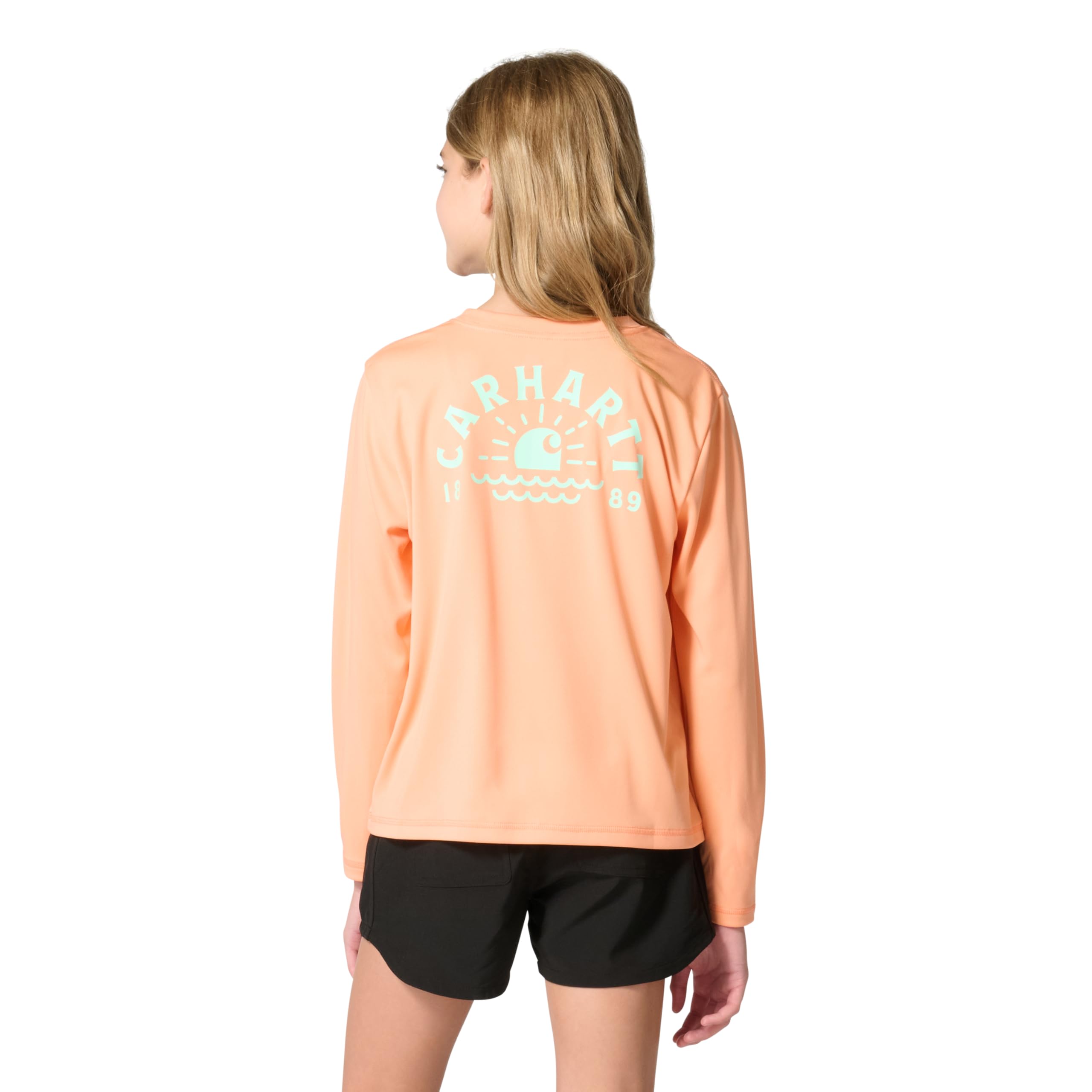 Carhartt Girls Long Sleeve Force Sun Defender T-Shirt - Image 3