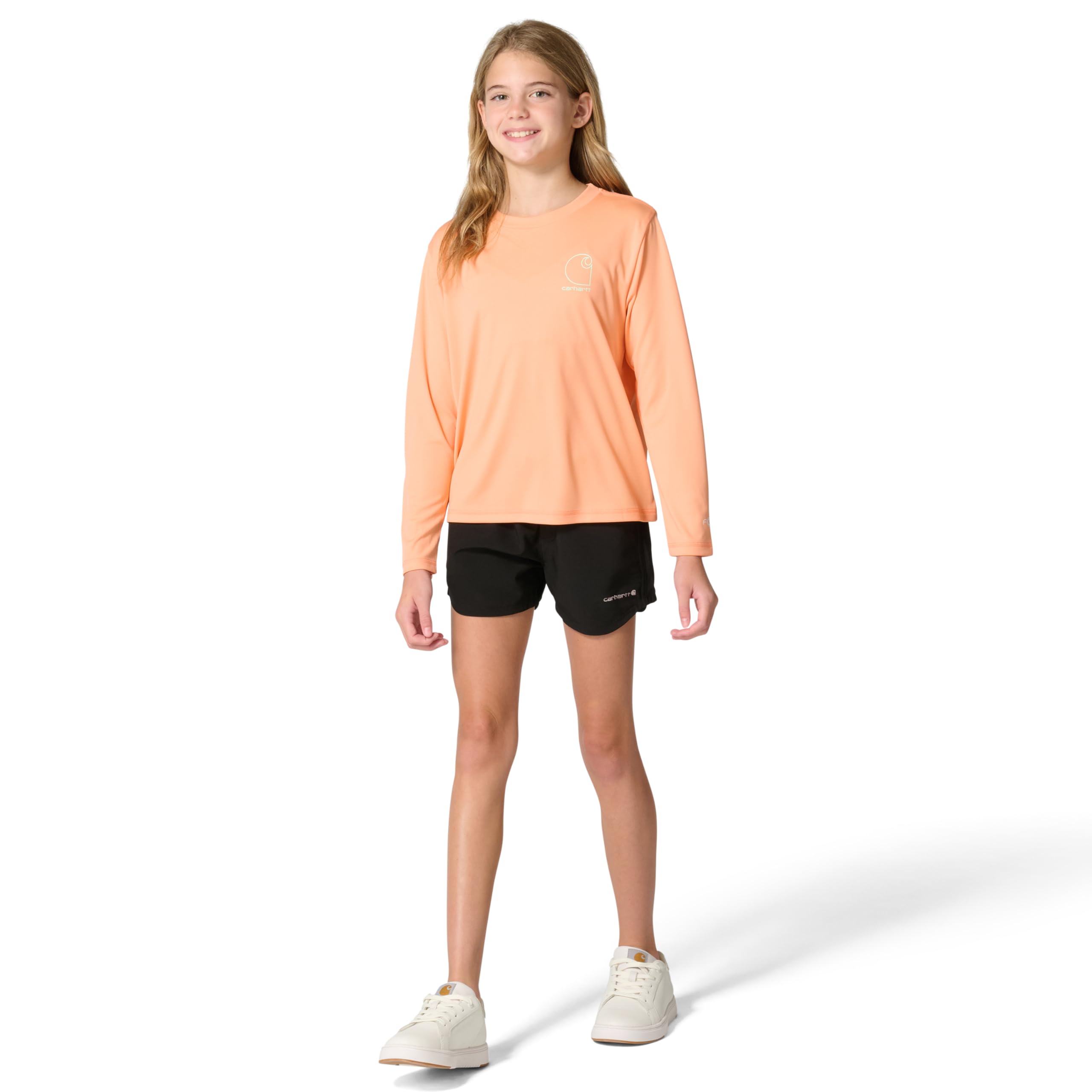 Carhartt Girls Long Sleeve Force Sun Defender T-Shirt - Image 4