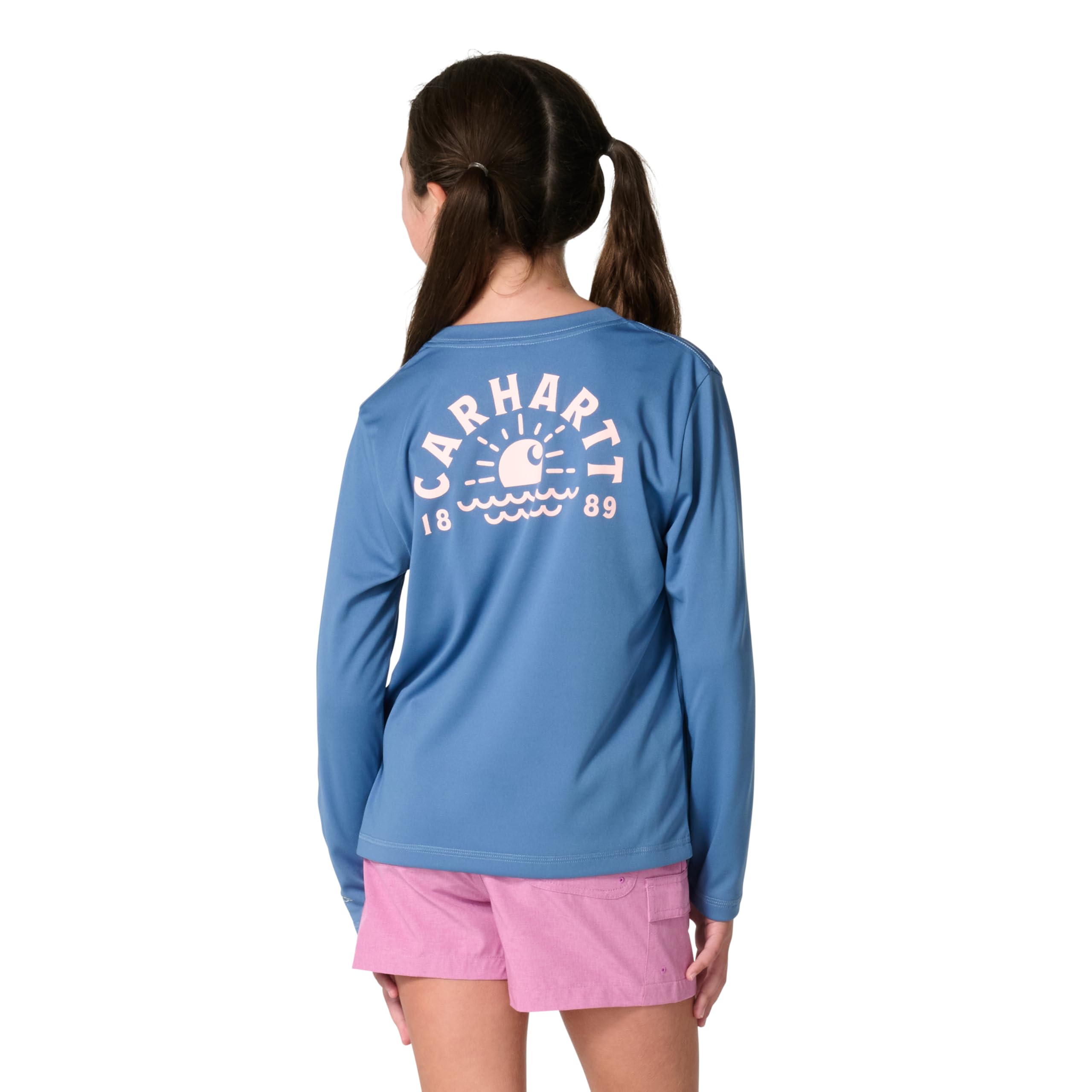 Carhartt Girls Teen and Young Women's Long Sleeve Force Sun Defender T-Shirt - Image 3