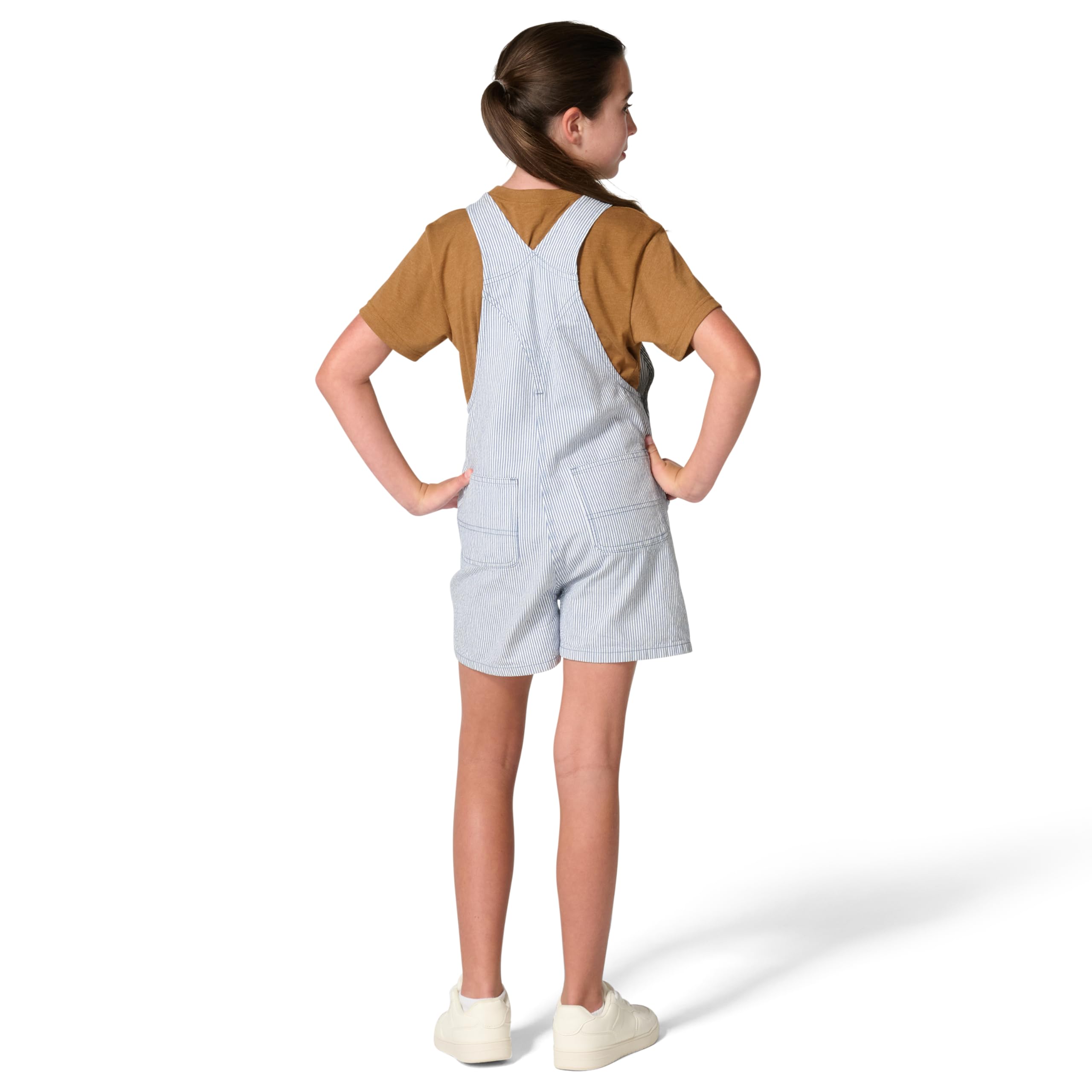 Carhartt Girls' Twill Stripe Shortall - Image 3