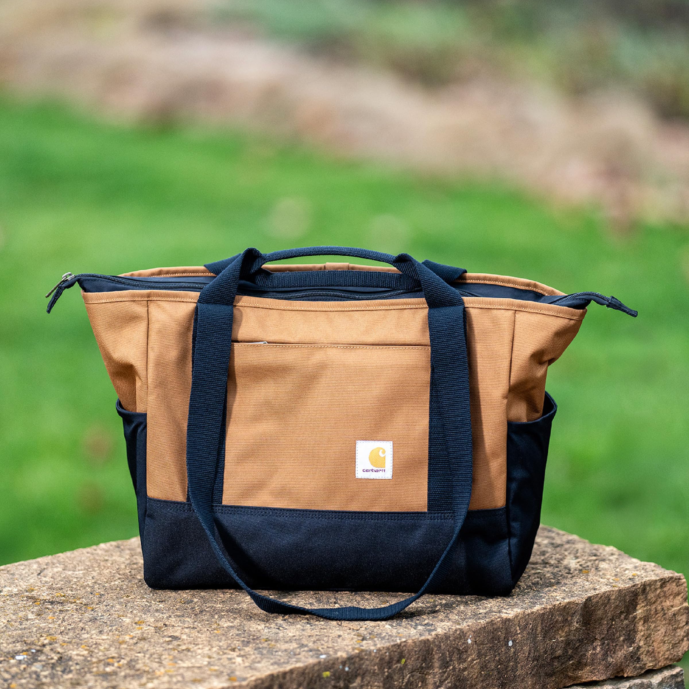 Carhartt Horizontal Zip Classic Laptop Tote Bag, Durable Water Repellent Material W/ 17" Tablet Sleeve - Image 8