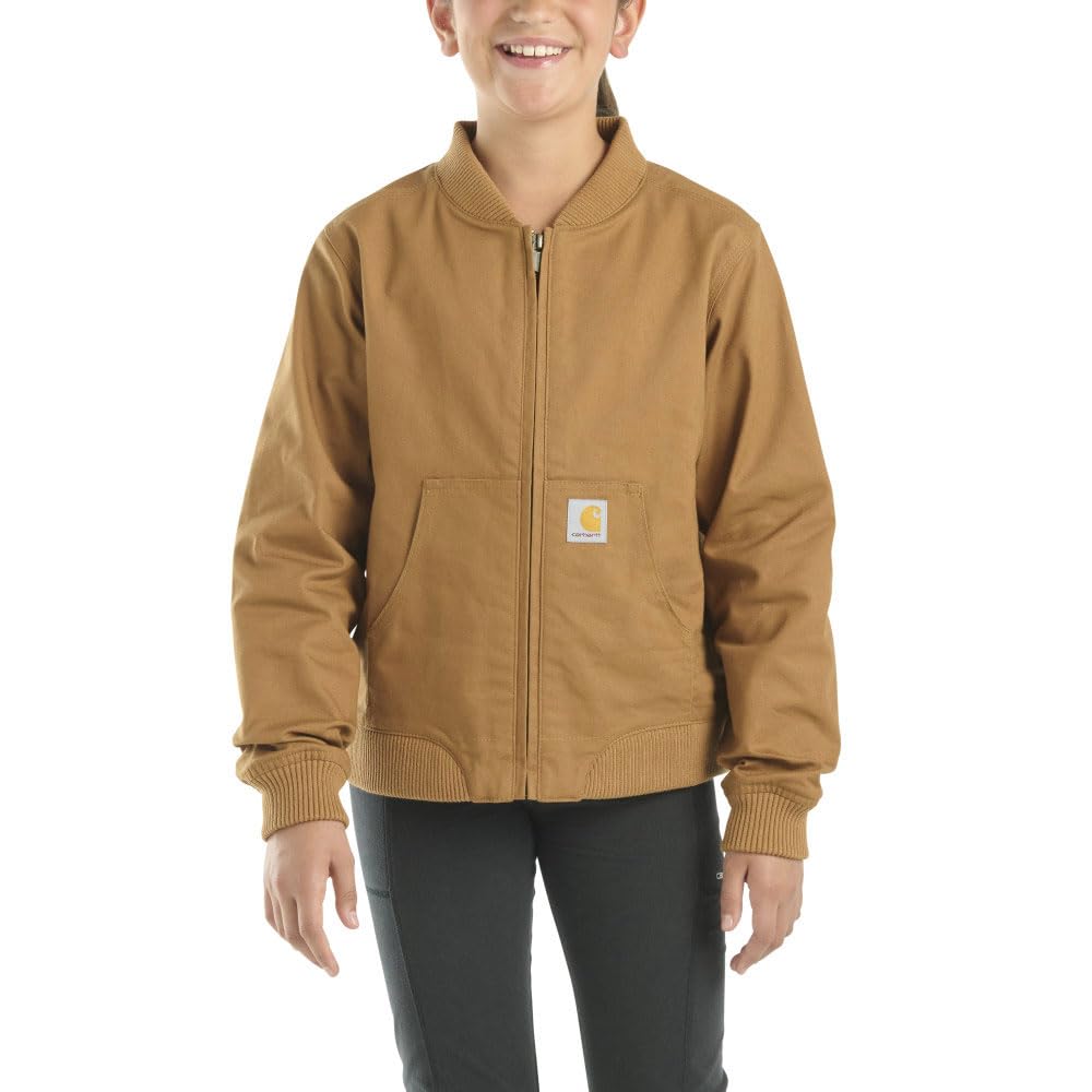 Carhartt Kid's CP9579 Rugged Flex Canvas Jacket - Girls - Image 4