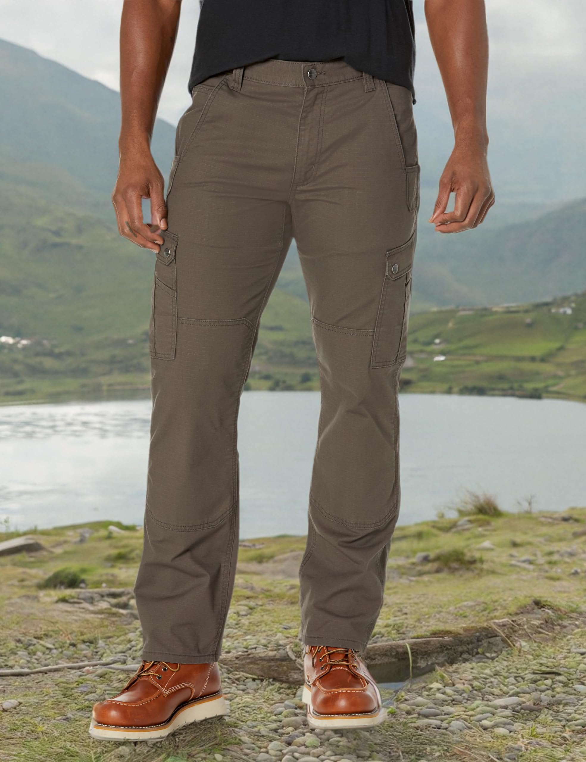 Carhartt Men's 105461 Rugged Flex® Relaxed Fit Ripstop Cargo Work Pant - Image 3