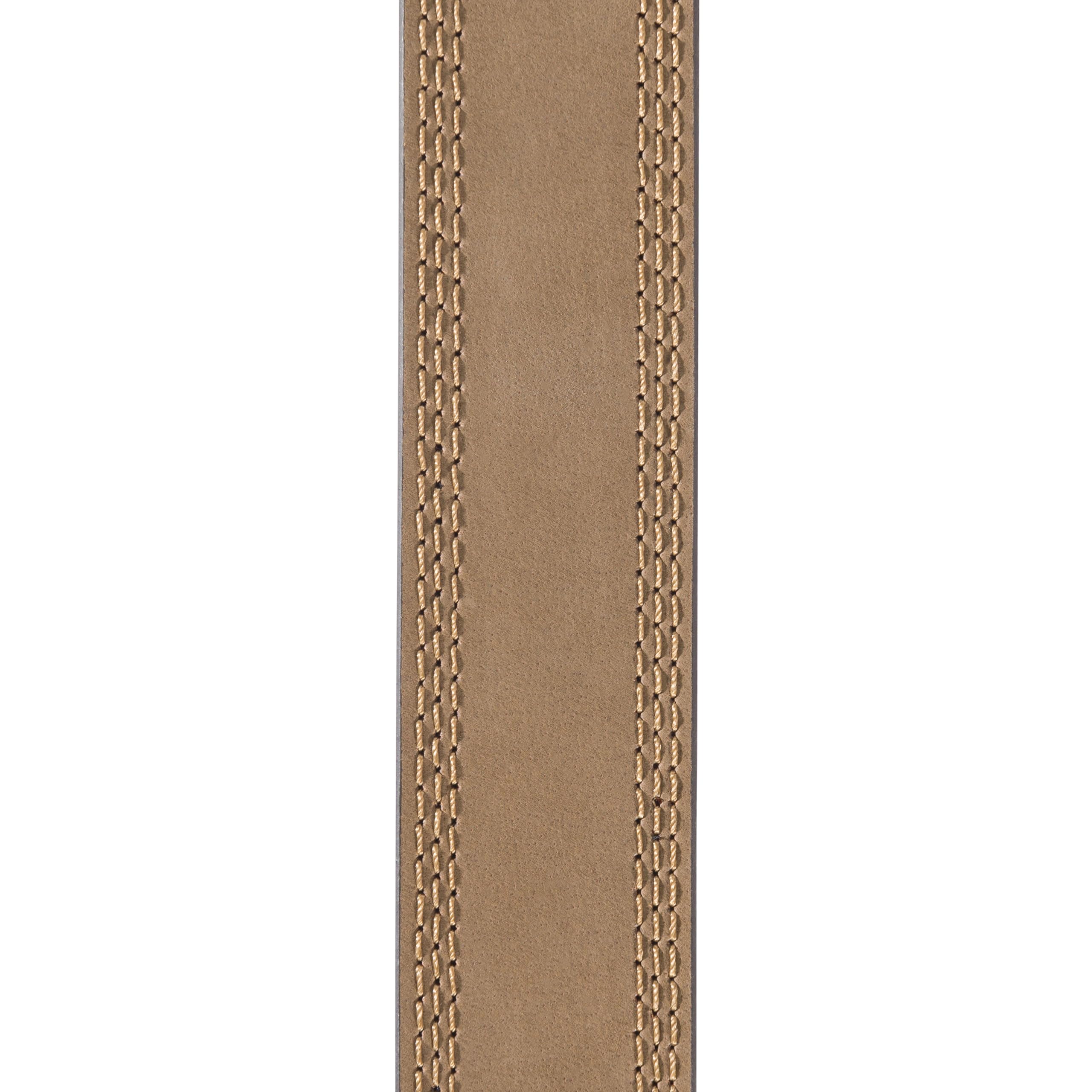 Carhartt Men's Casual Top Grain Saddle Leather Triple Stitch Belt - Image 4