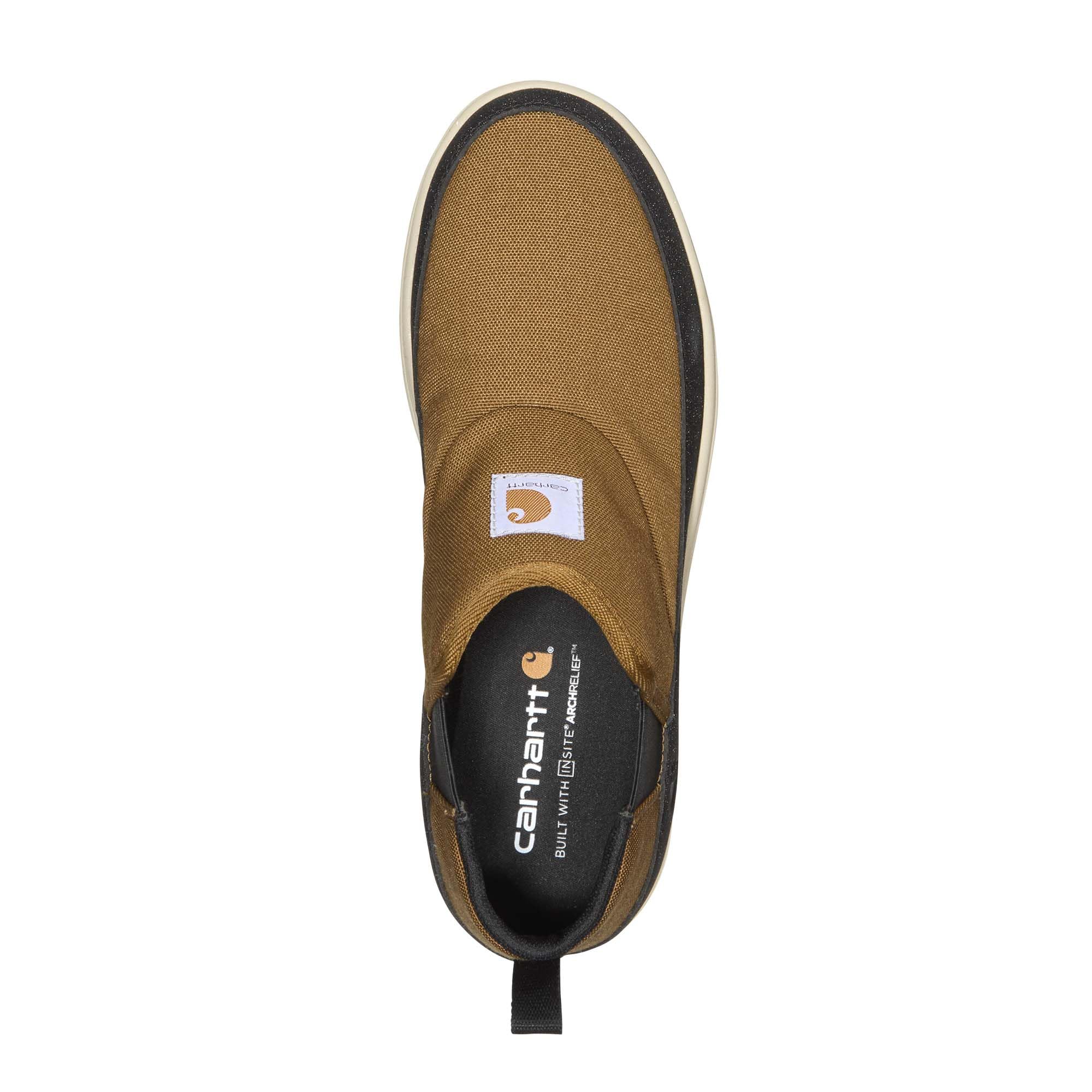 Carhartt Men’s Detroit Canvas Mid Slip-On Sneaker – FastDry Lining, TecTuff Soft Toe, EH Rated - Image 8