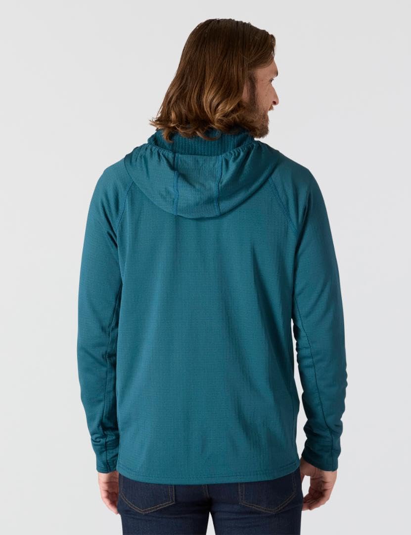 Carhartt Men's Force Relaxed Fit Full-Zip Long-Sleeve Hooded T-Shirt - Image 3
