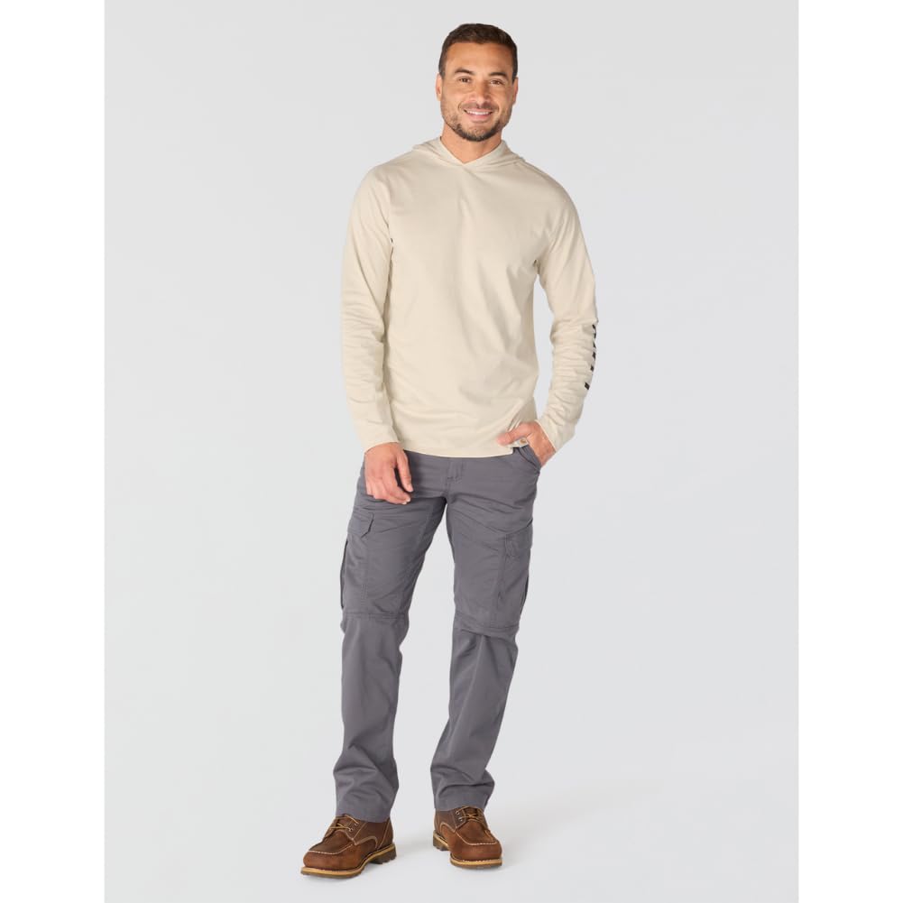 Carhartt Men's Force Relaxed Fit Midweight Long-Sleeve Logo Graphic Hooded T-Shirt - Image 5