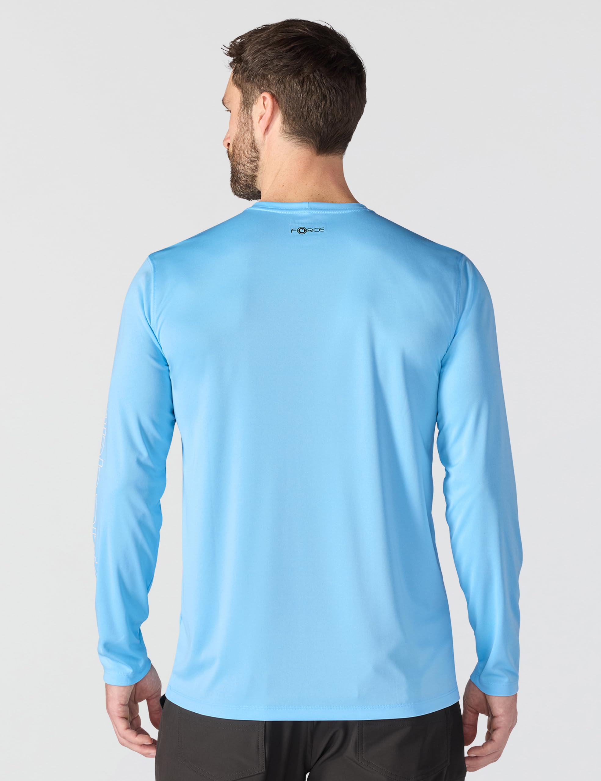 Carhartt Men’s Force Sun Defender Lightweight Long-Sleeve Logo Graphic T-Shirt - Image 4