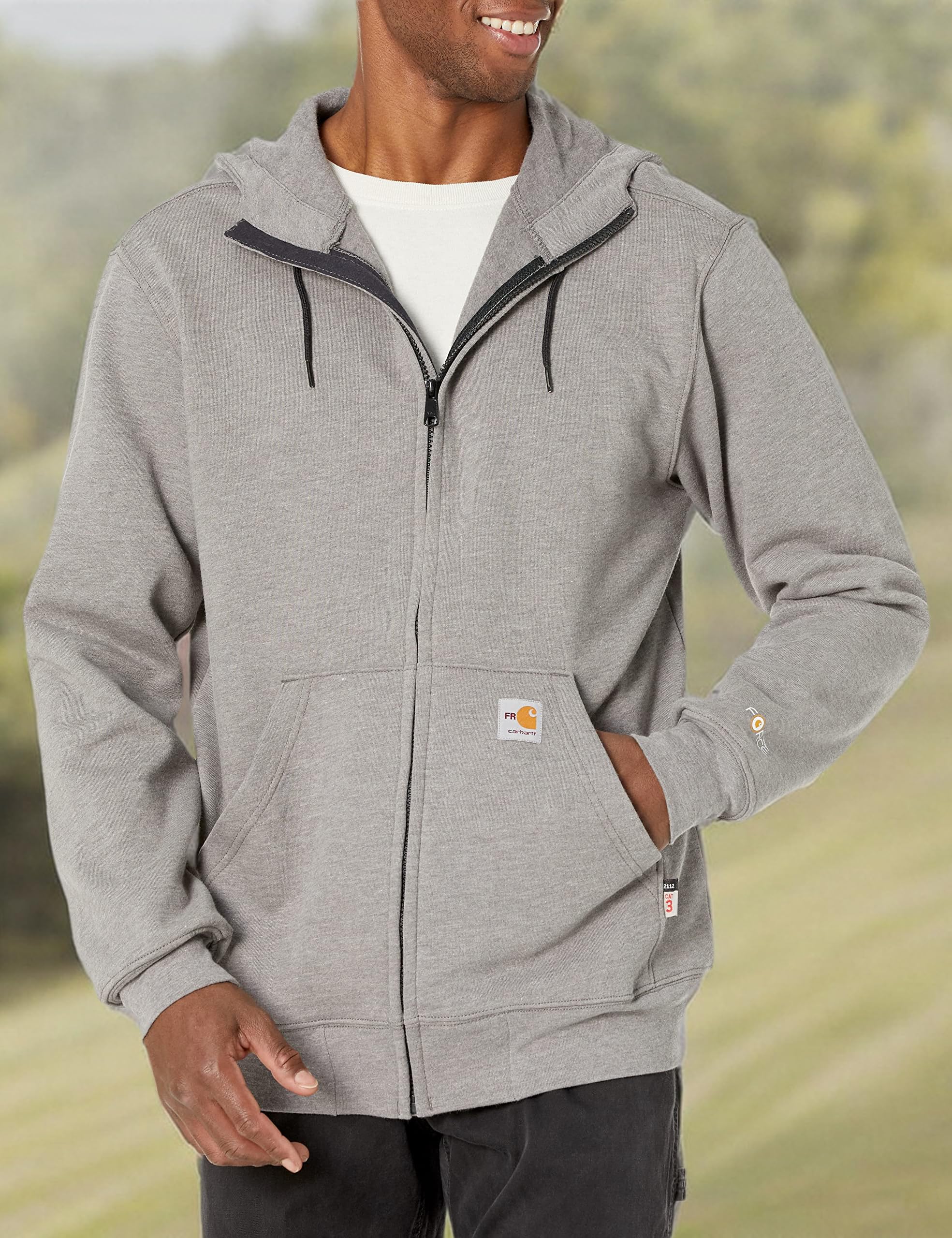 Carhartt Men's FR Force Marquette Full Zip Sweatshirt - Image 3