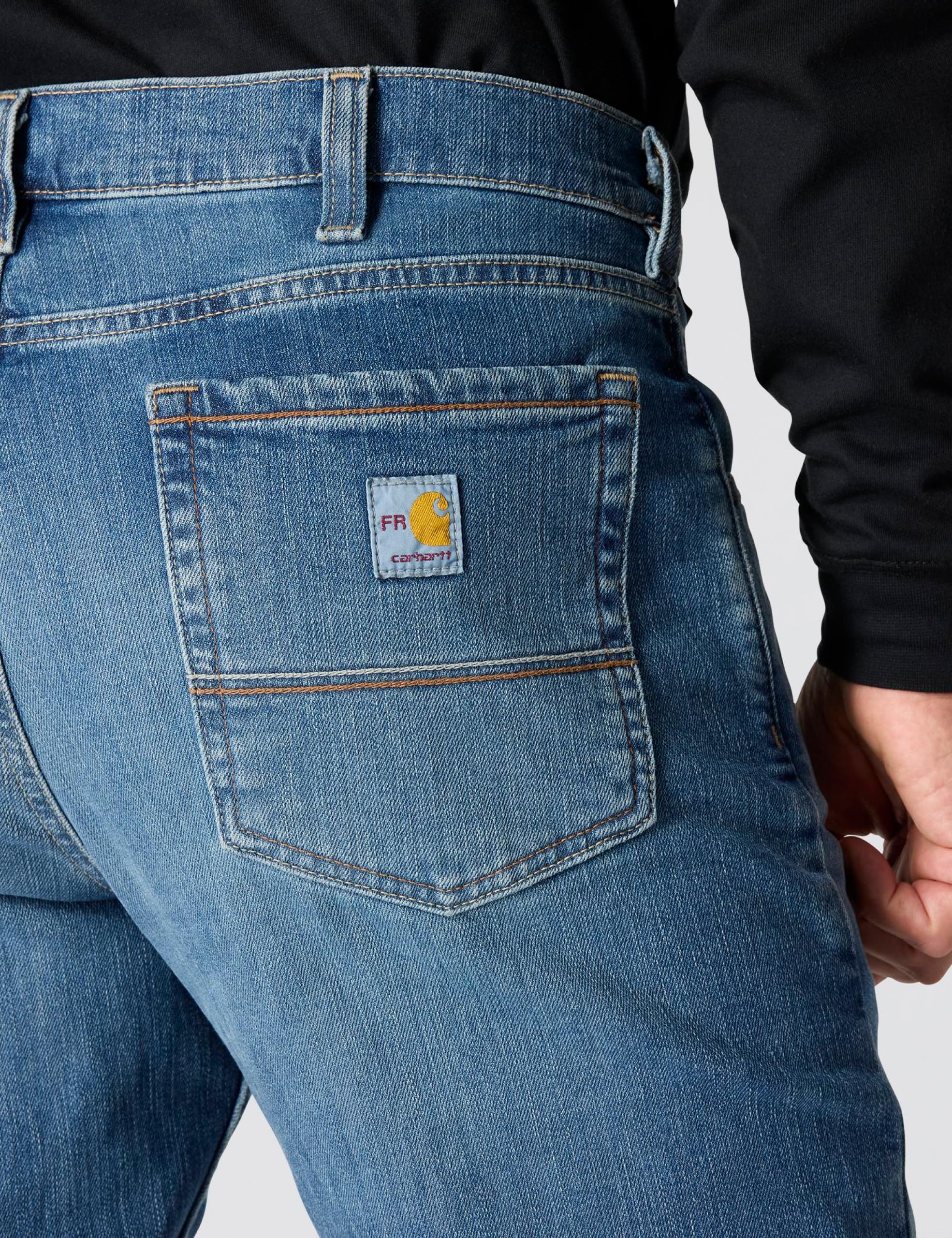 Carhartt Men's FR Relaxed Straight Rugged Flex Jean - Image 4