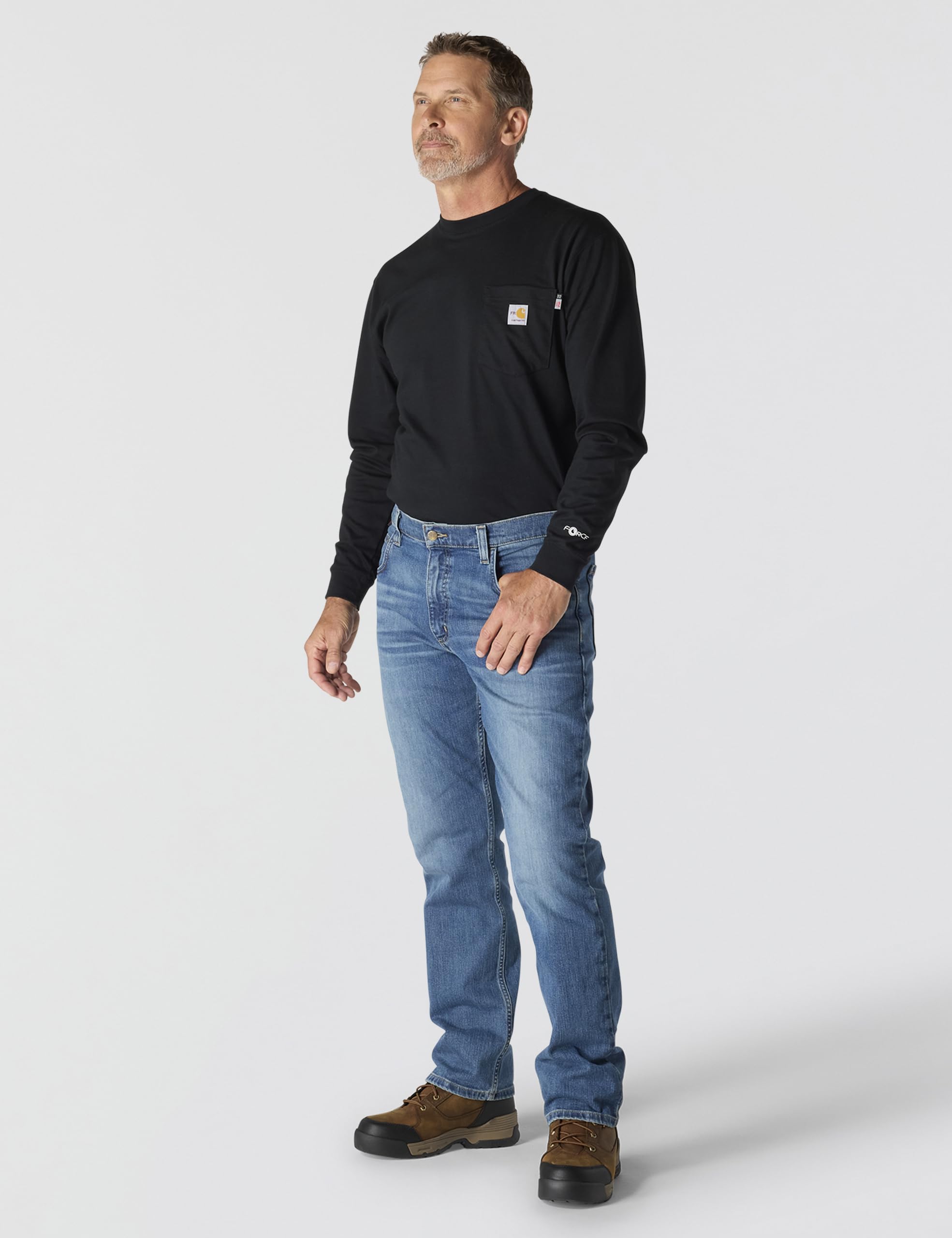 Carhartt Men's FR Relaxed Straight Rugged Flex Jean - Image 5