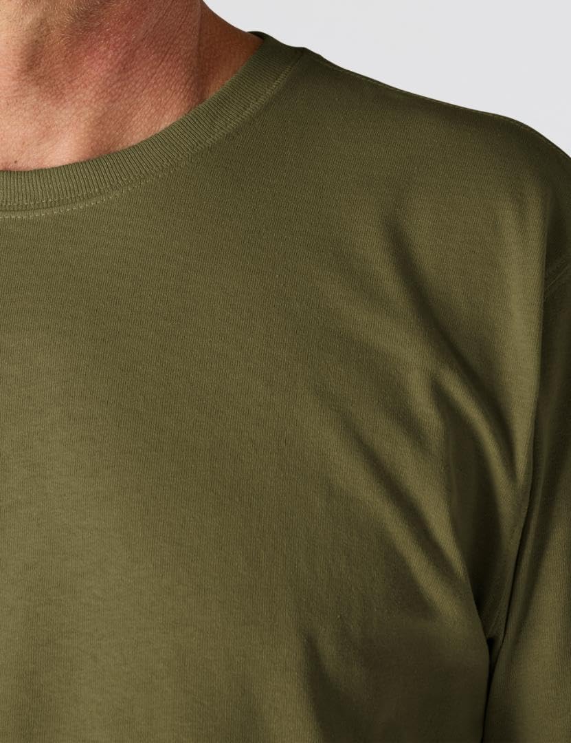 Carhartt Men's Loose Fit Heavyweight Long-sleeve Logo Sleeve Graphic T-shirt - Image 5