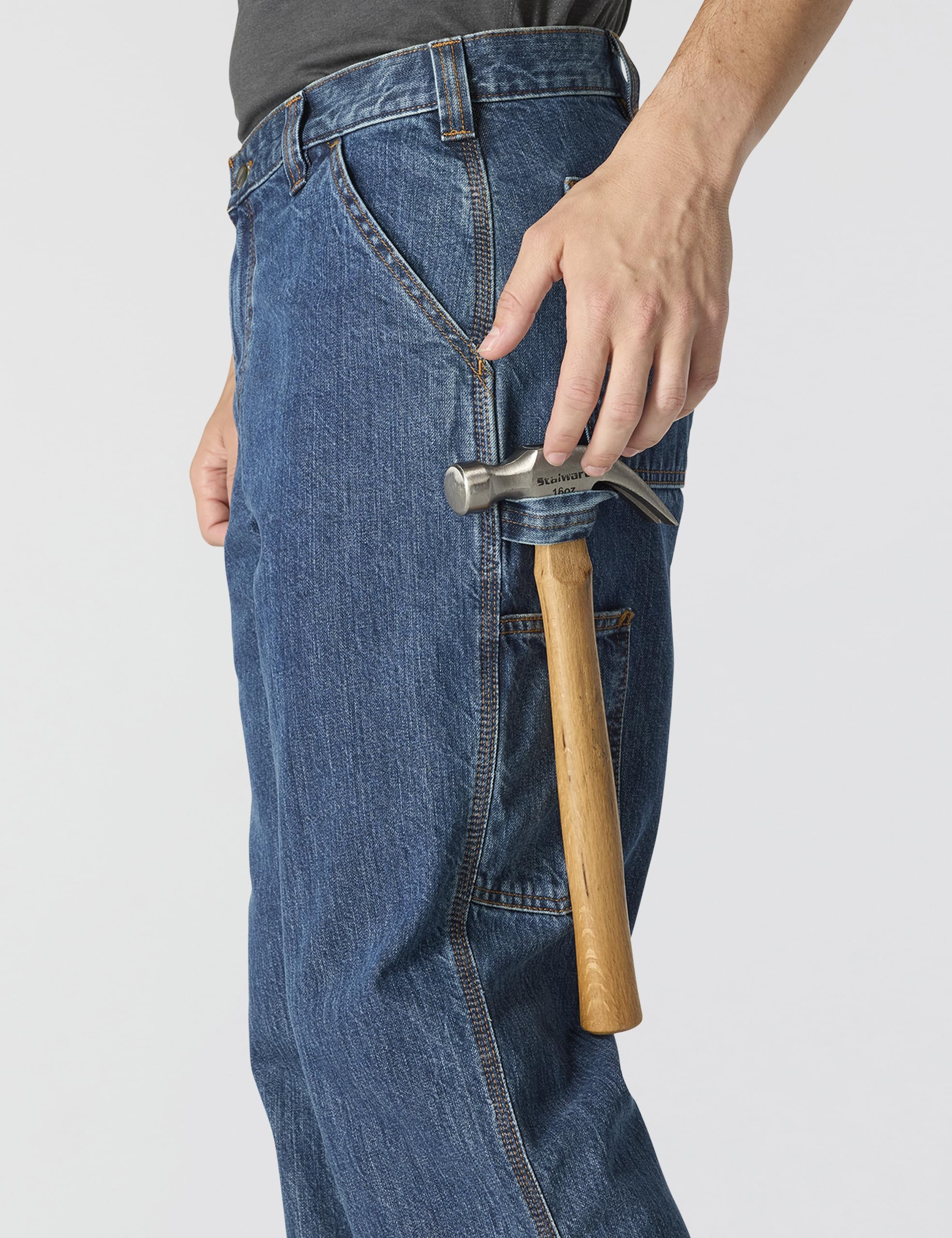 Carhartt Men's Loose Straight Denim Dungaree - Image 3