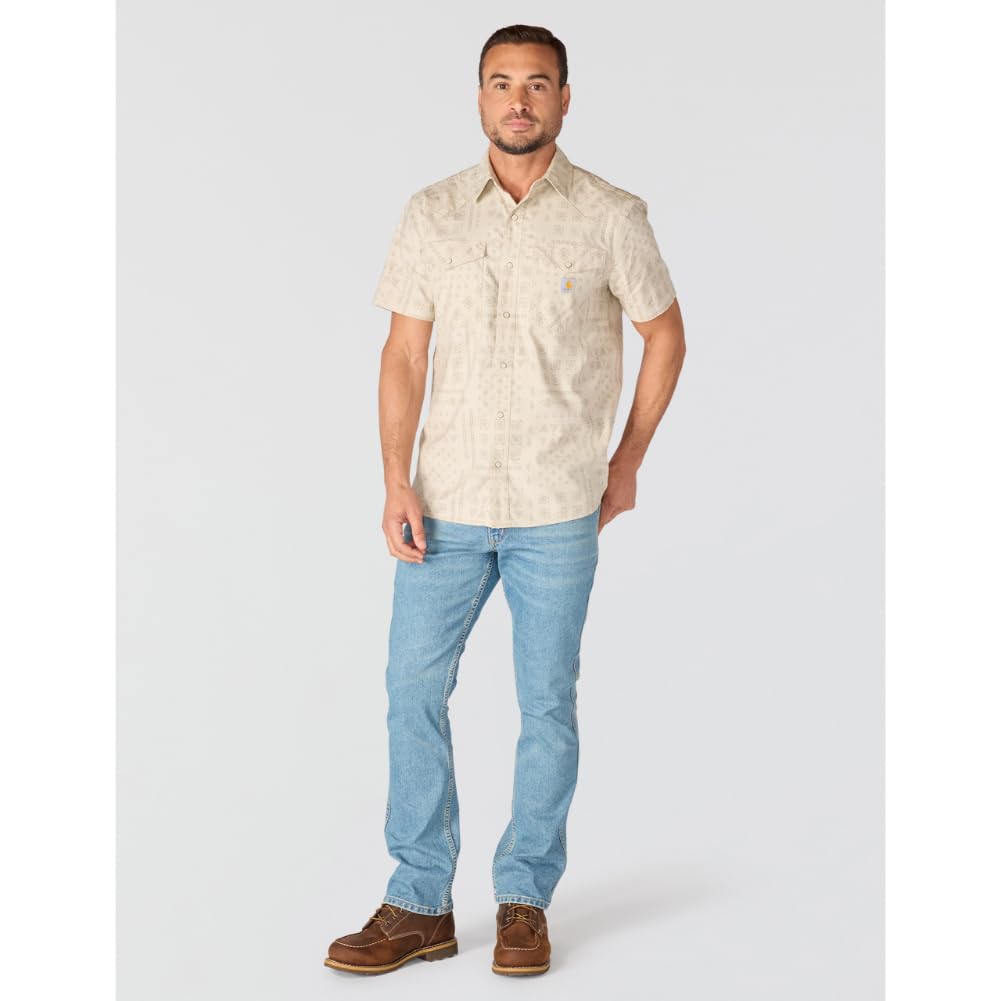 Carhartt Men's Montana Bozeman Relaxed Ss Plaid Shirt - Image 4
