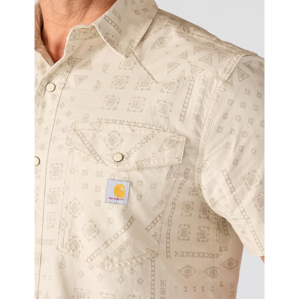 Carhartt Men's Montana Bozeman Relaxed Ss Plaid Shirt - Image 6