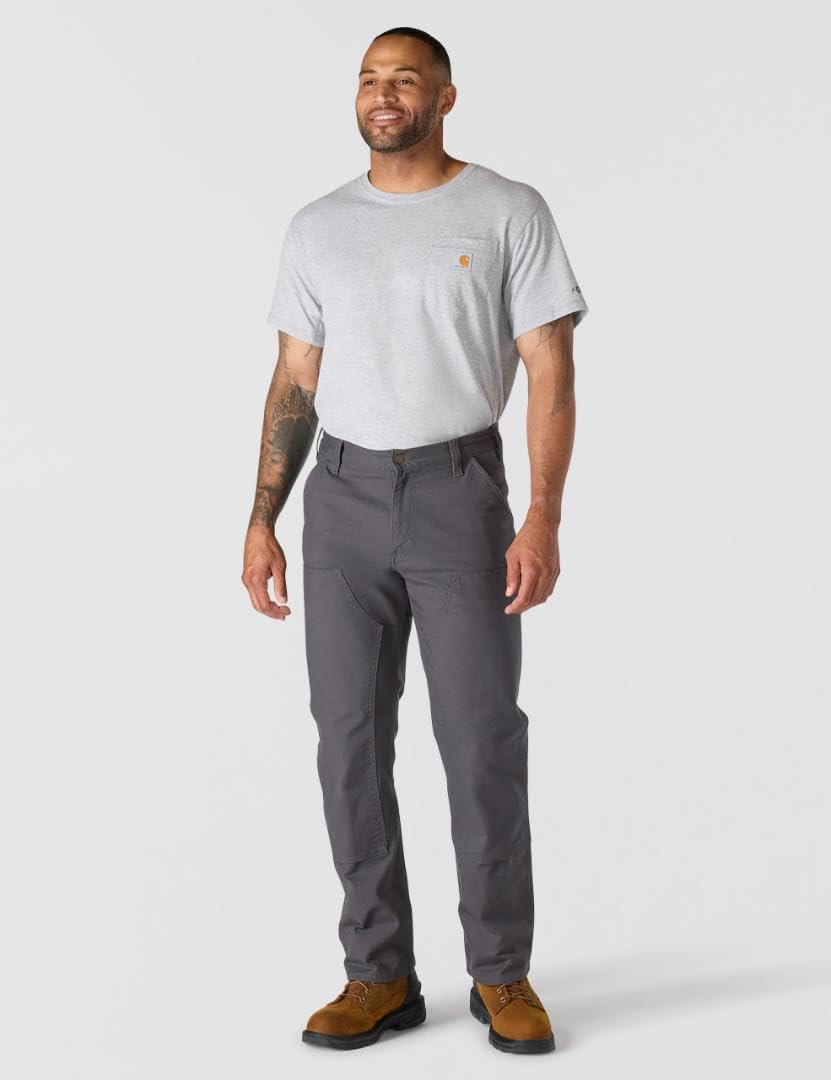 Carhartt Men's Relaxed Straight Rugged Flex® Duck Double-Front Dungaree - Image 5
