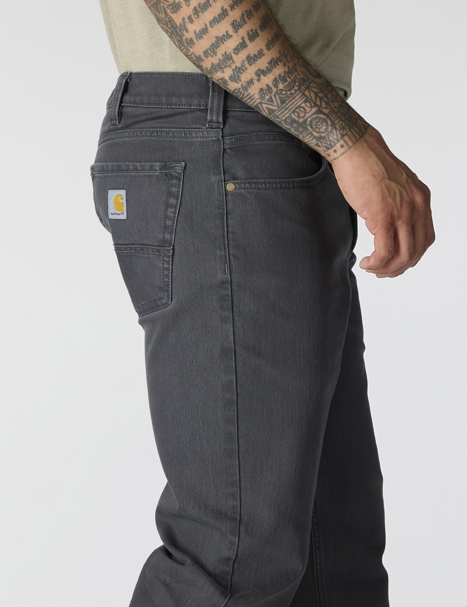 Carhartt Men's Relaxed Straight Rugged Flex Dyed Jean - Image 5