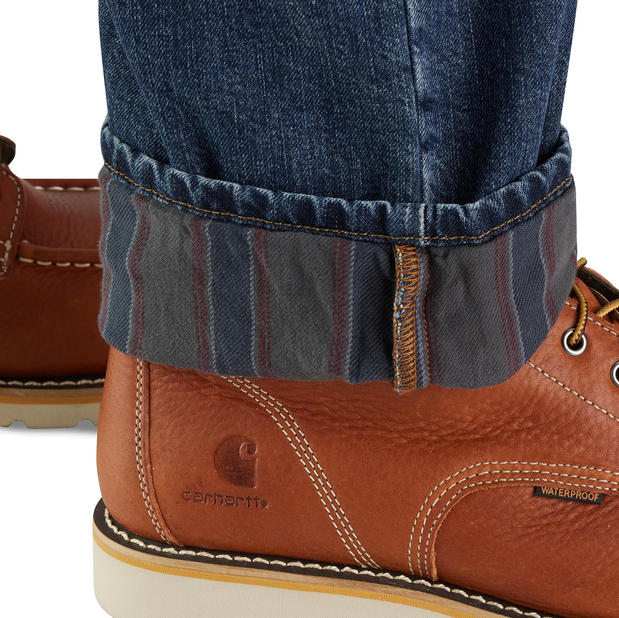 Carhartt Men's Relaxed Straight Rugged Flex® Lined Jean - Image 3