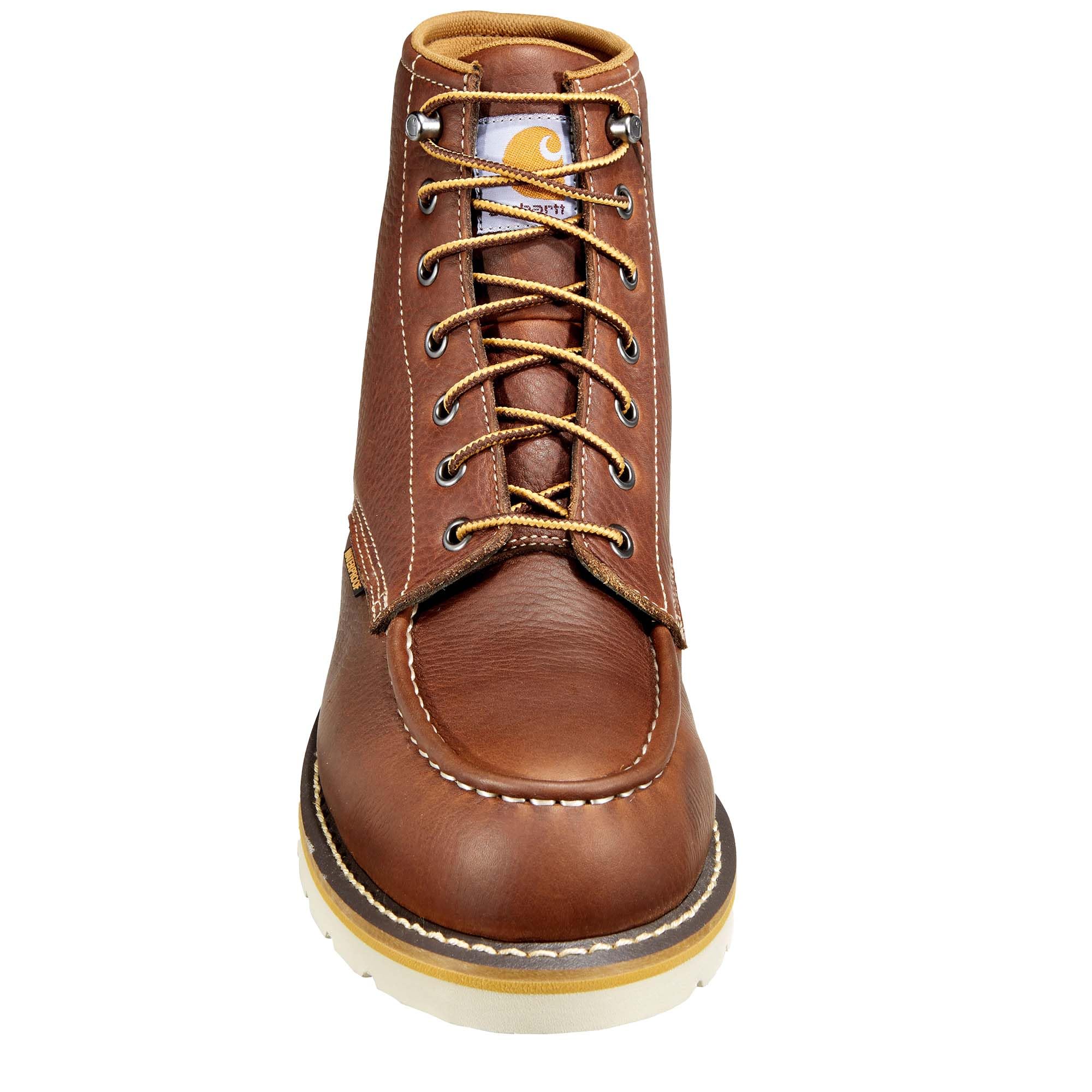 Carhartt Men's Waterproof 6" Moc Steel Toe Wedge Work Boot - Image 4