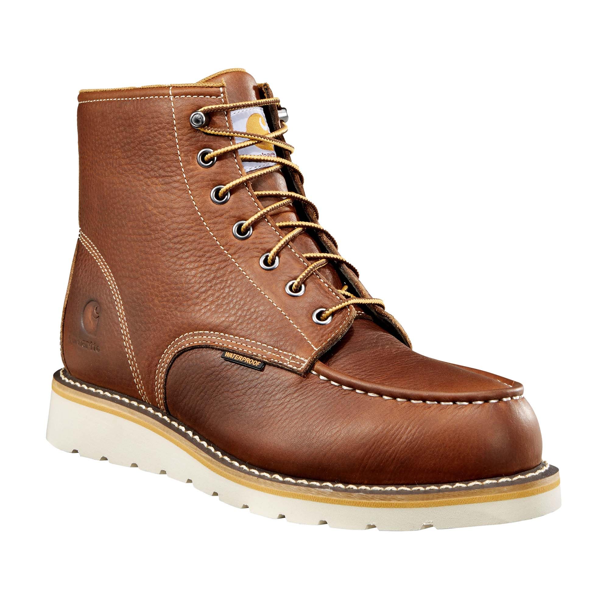 Carhartt Men's Waterproof 6" Moc Steel Toe Wedge Work Boot - Image 6