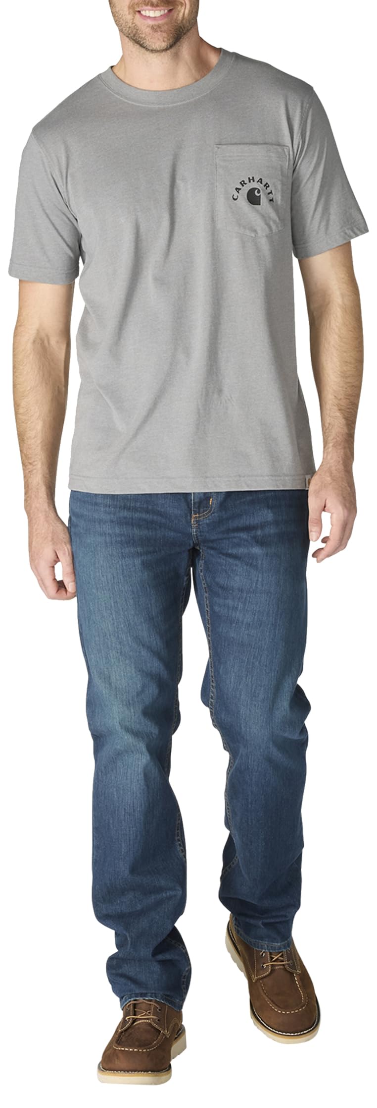 Carhartt Mens Irvine Relaxed Work T-Shirt - Image 4