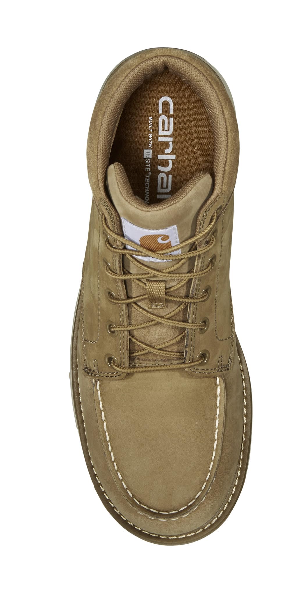 Carhartt Millbrook Moc Toe Boots for Men - 5" Wedge Work Boots, Slip- and EH- Resistant with Oil Tanned Leather, Breathable Membrane and Lightweight EVA Midsole - Image 7