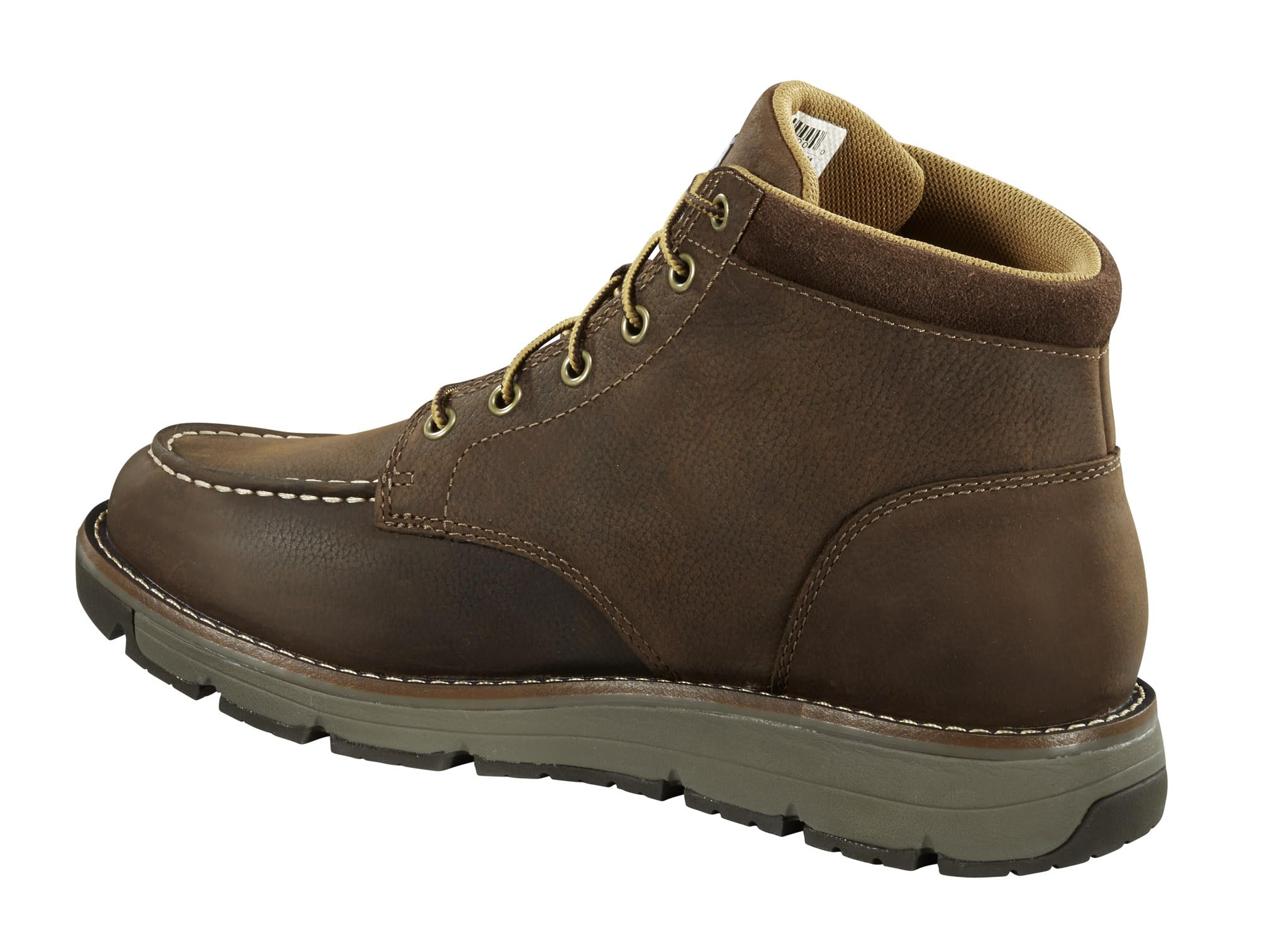 Carhartt Millbrook Moc Toe Boots for Men - 5" Wedge Work Boots, Slip- and EH- Resistant with Oil Tanned Leather, Breathable Membrane and Lightweight EVA Midsole - Image 3