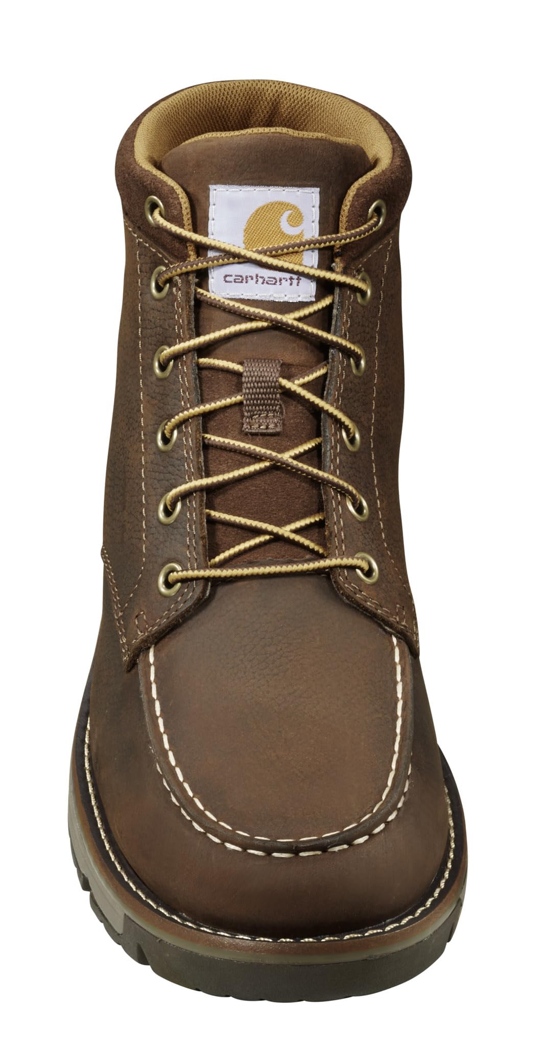 Carhartt Millbrook Moc Toe Boots for Men - 5" Wedge Work Boots, Slip- and EH- Resistant with Oil Tanned Leather, Breathable Membrane and Lightweight EVA Midsole - Image 6