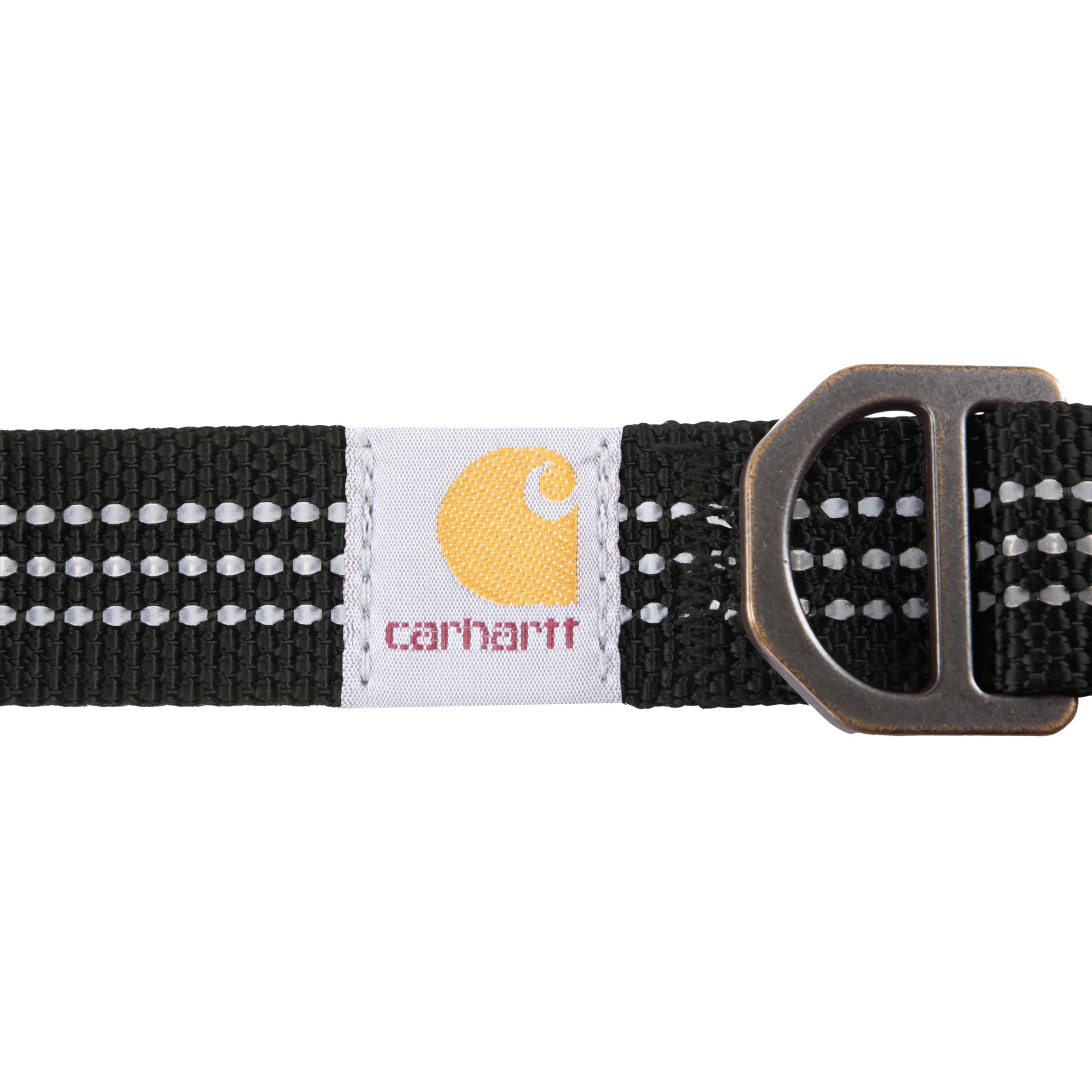 Carhartt Nylon Webbing Dog Collar, Fully Adjustable W/Durable Side Release Buckle and Reflective Stitching, Black, Medium - Image 4