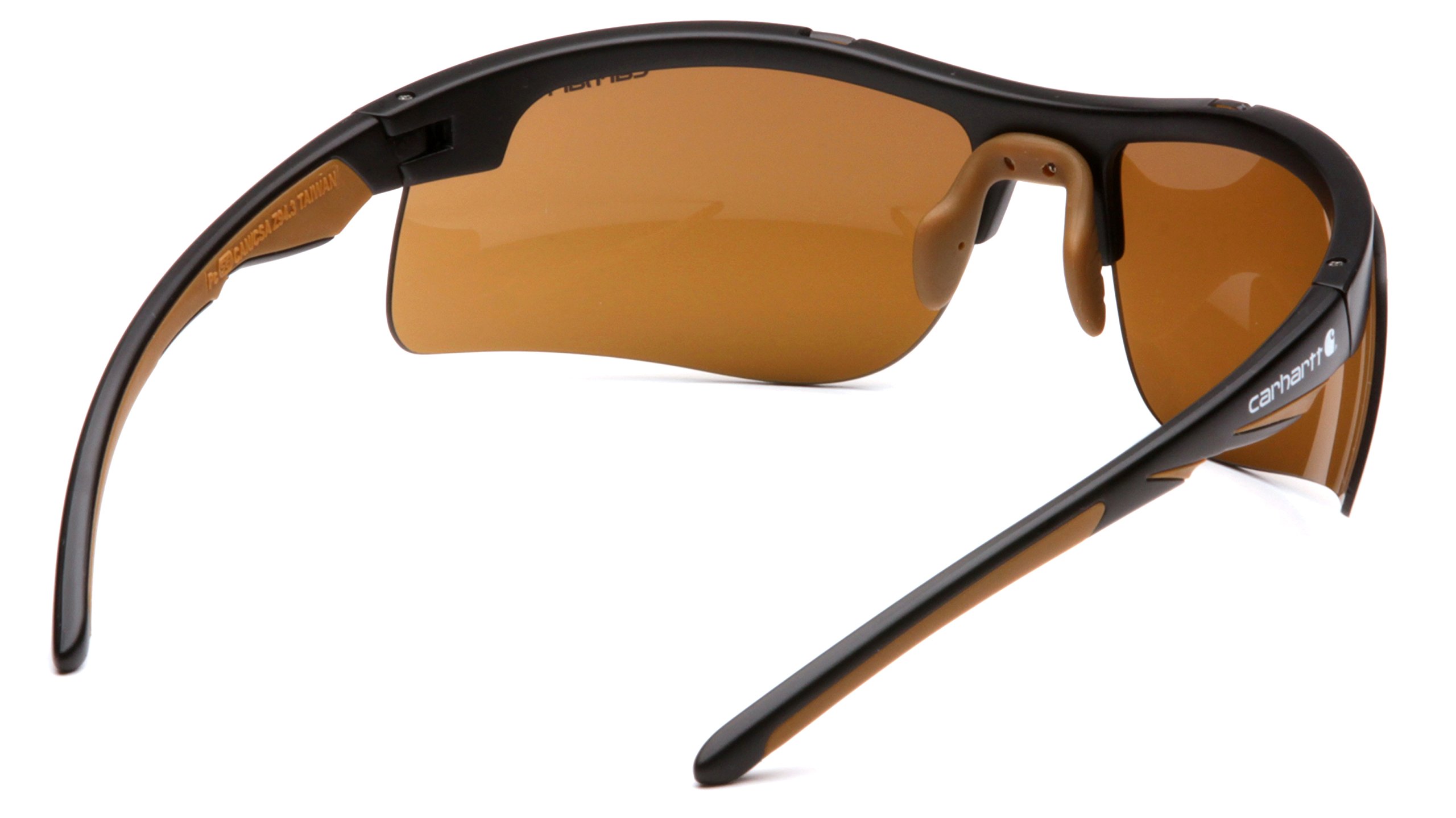 Carhartt Rockwood Safety Glasses, Sandstone Bronze Anti-Fog, Retail Packaging - Image 4