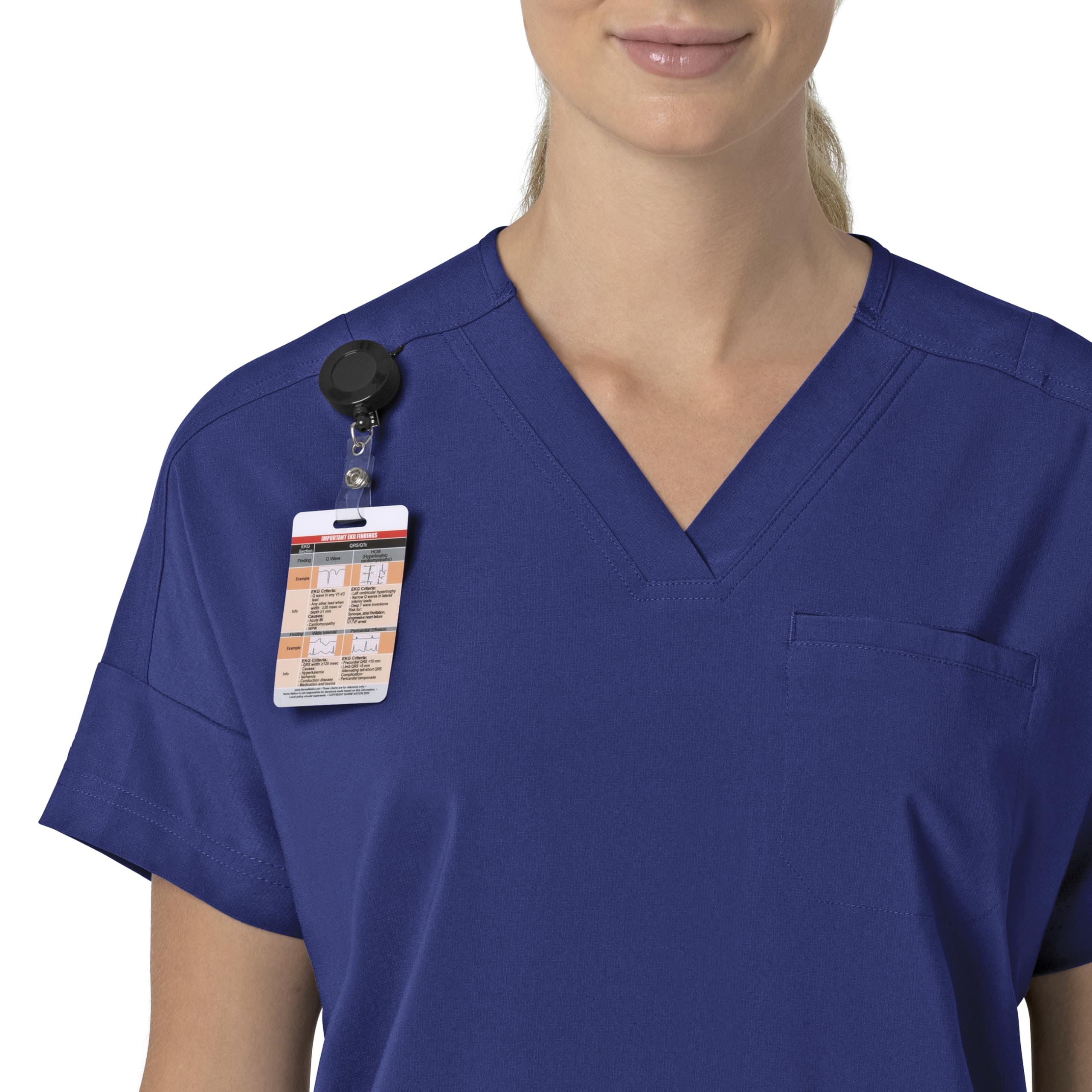 Carhartt Scrubs C13110 Women's Force® Cross-Flex Modern Fit Oversized V - Image 3