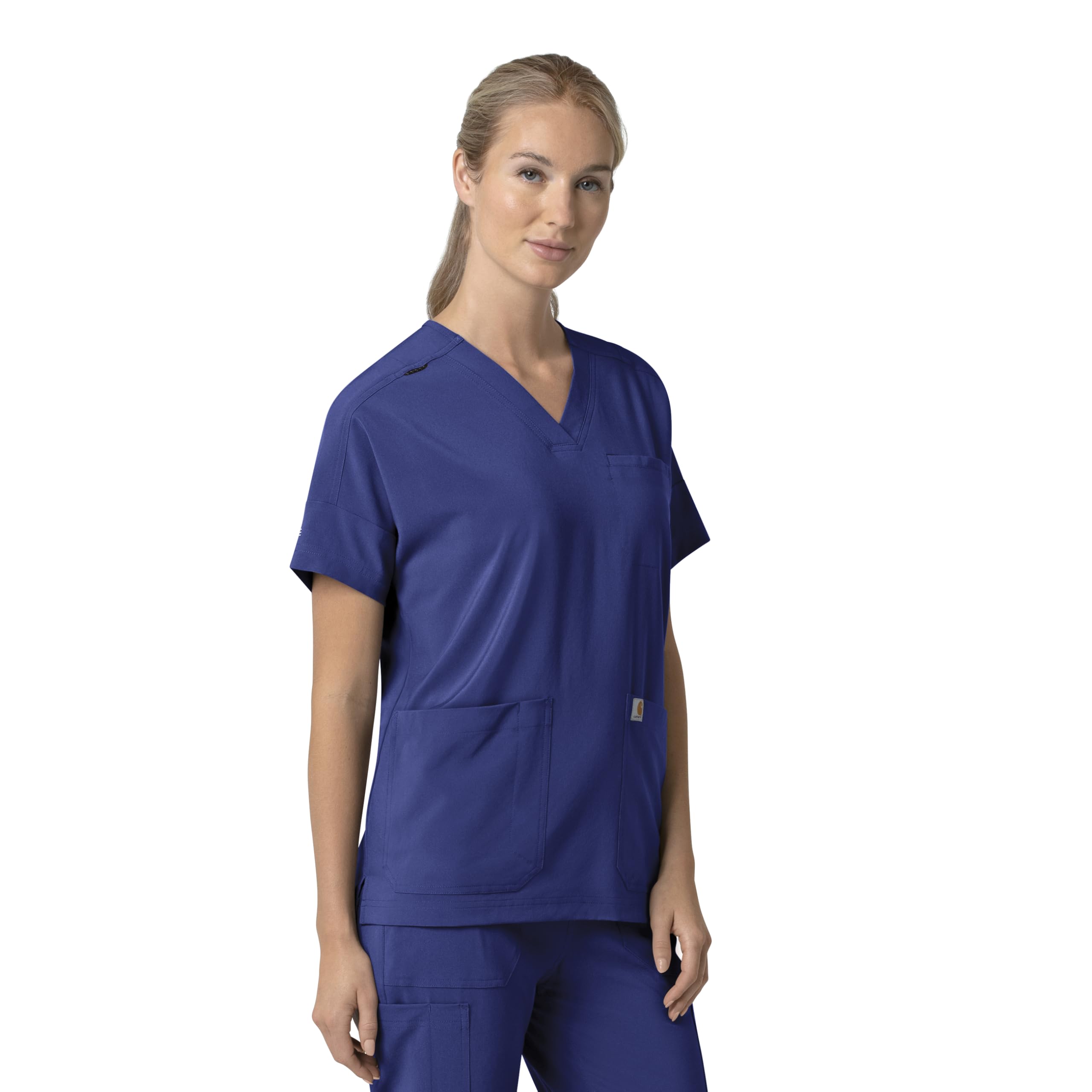 Carhartt Scrubs C13110 Women's Force® Cross-Flex Modern Fit Oversized V - Image 4