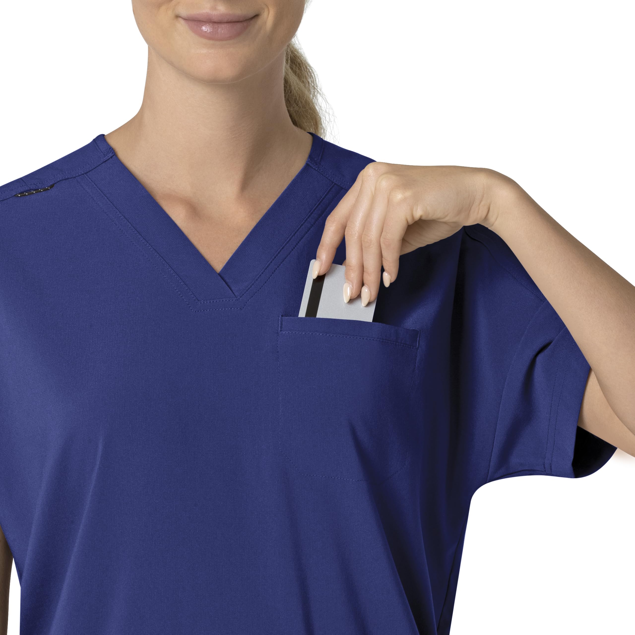 Carhartt Scrubs C13110 Women's Force® Cross-Flex Modern Fit Oversized V - Image 7
