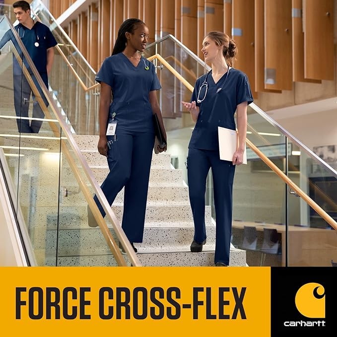 Carhartt Scrubs C13210 Women's Force® Cross-Flex Modern Fit Flex Panel - Image 11
