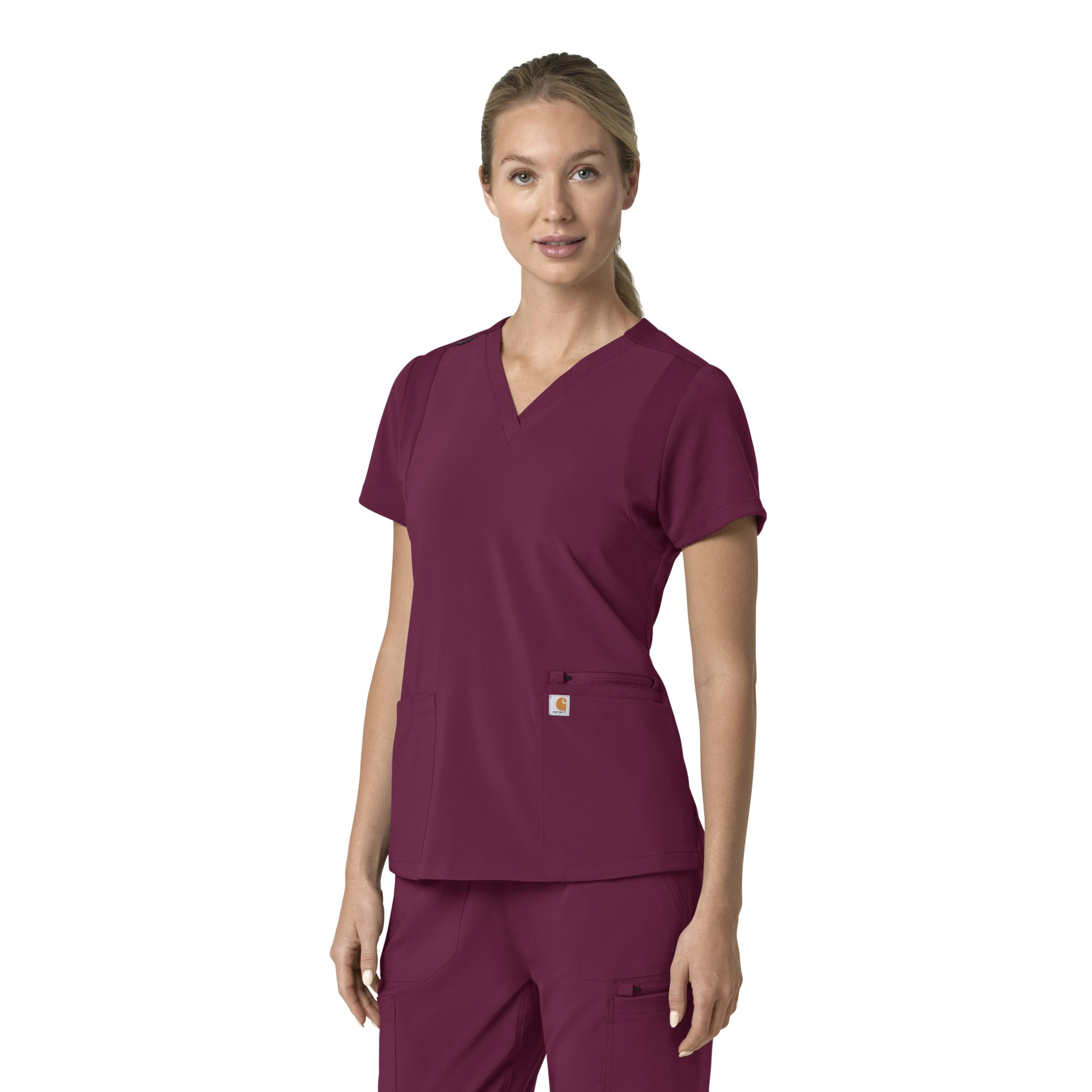 Carhartt Scrubs C13210 Women's Force® Cross-Flex Modern Fit Flex Panel - Image 5