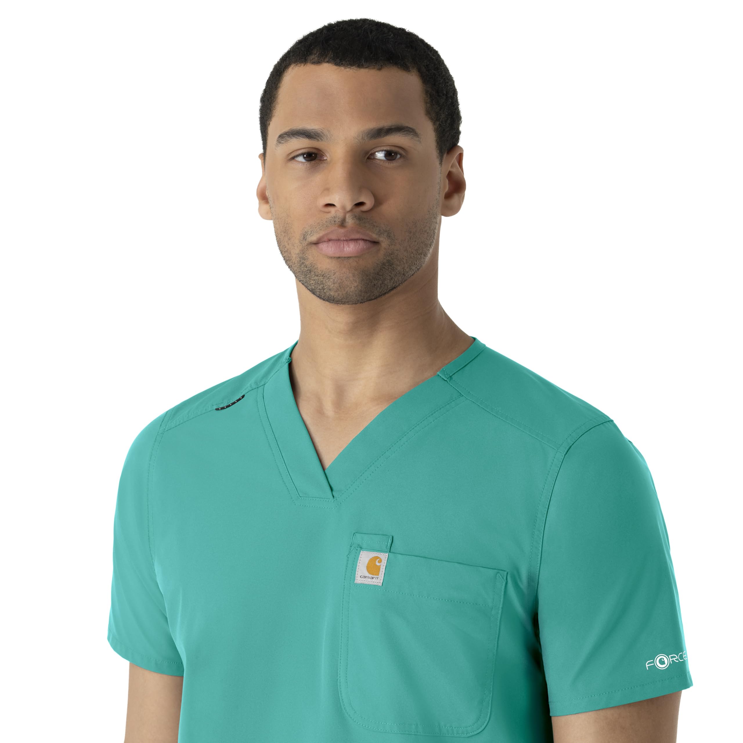 Carhartt Scrubs C16113 Force® Modern Fit V-Neck Top - Image 8