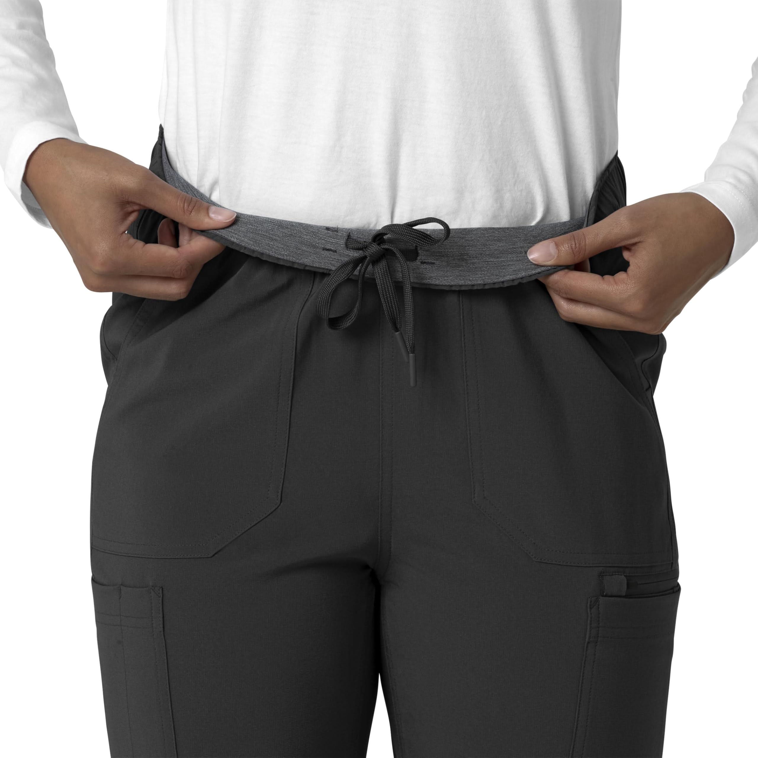 Carhartt Scrubs for Women Force Cross-Flex Straight-Leg Cargo Pants with Drawstring and 7 Pockets - Image 7