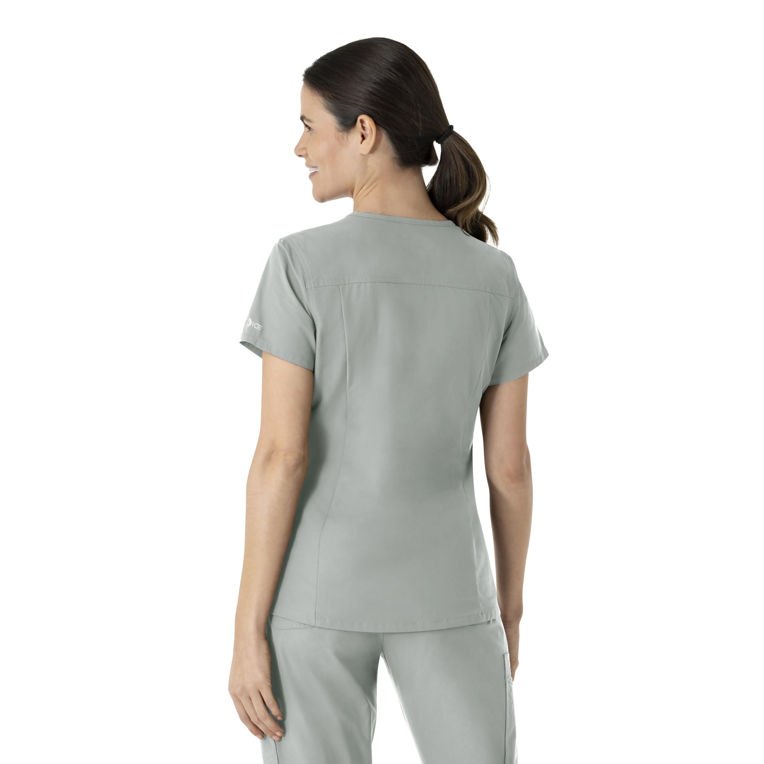 Carhartt Scrubs for Women, Force Essentials, V-Neck Tops with 5 Pockets - Image 3