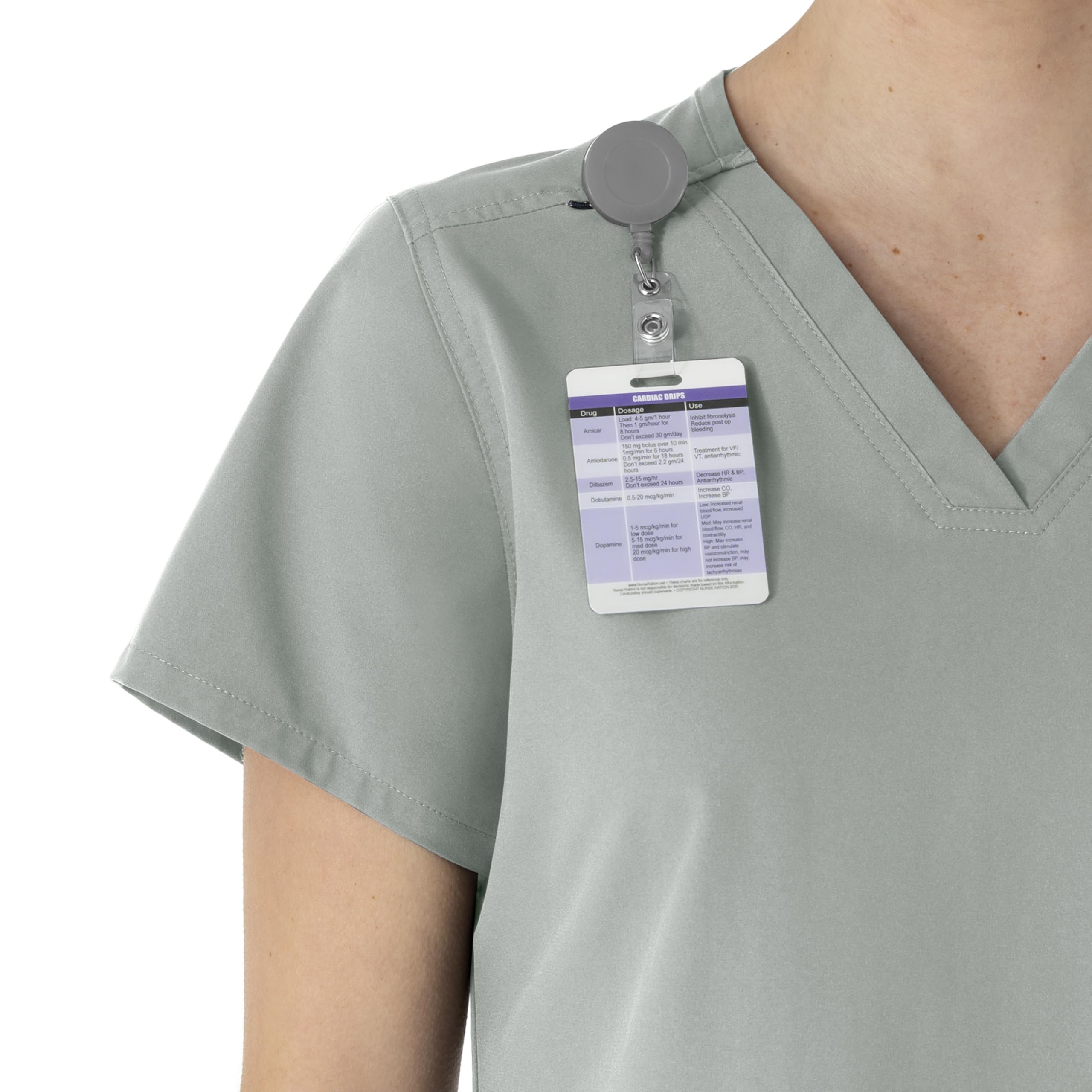 Carhartt Scrubs for Women, Force Essentials, V-Neck Tops with 5 Pockets - Image 8