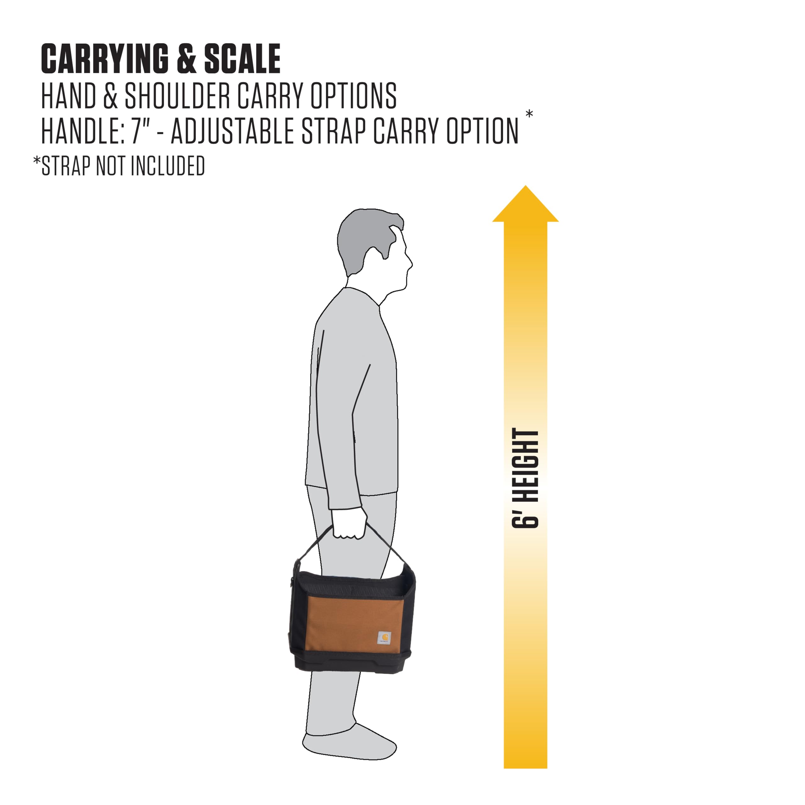 Carhartt Station Tool Organizer, Durable, Water-Resistant, Station Tool Tote - Image 6