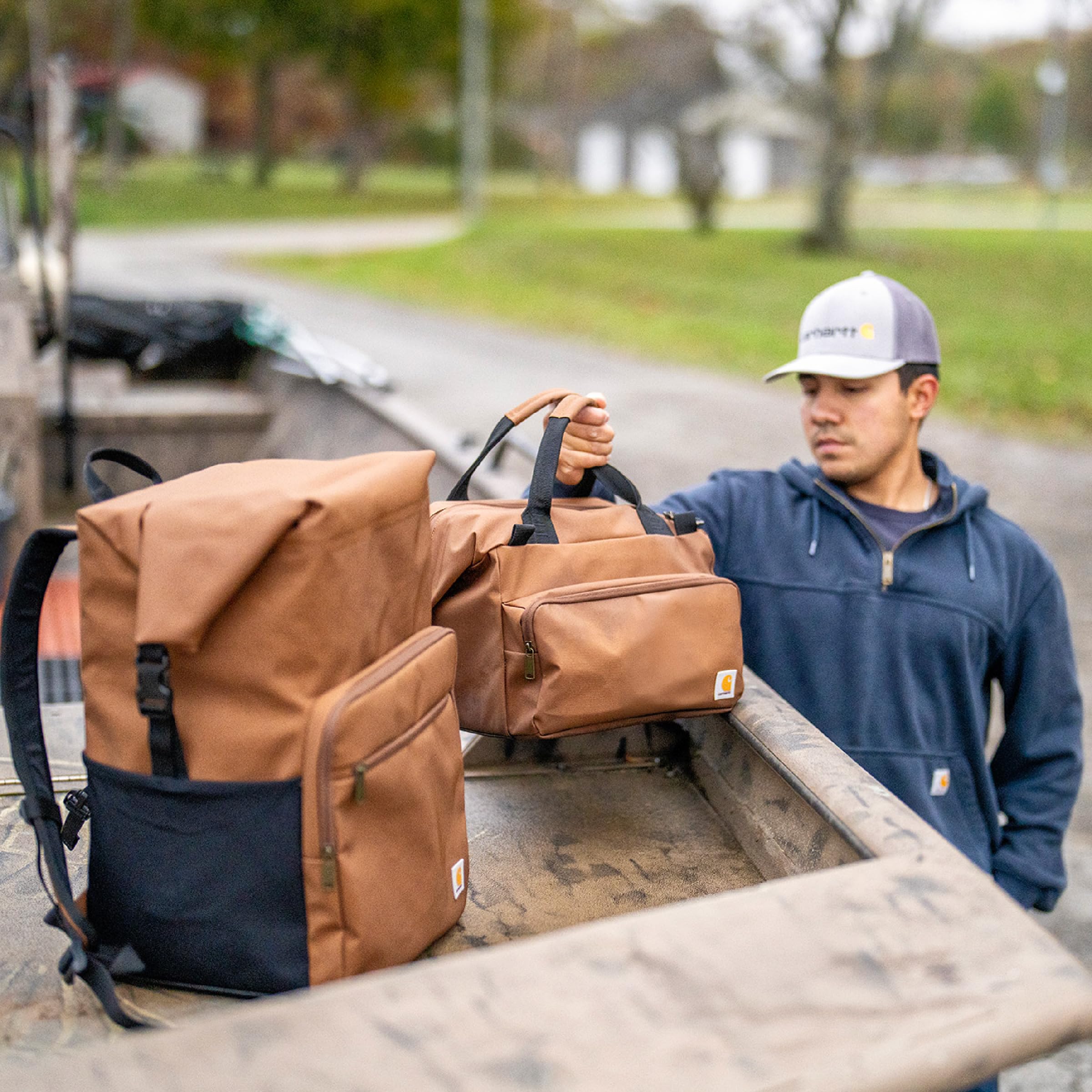 Carhartt Thick Foam Fully Insulated Cold Front Coolers, Premium Ice Retention, Durable Water Resistant Material W/Front Zippered Pocket - Image 8