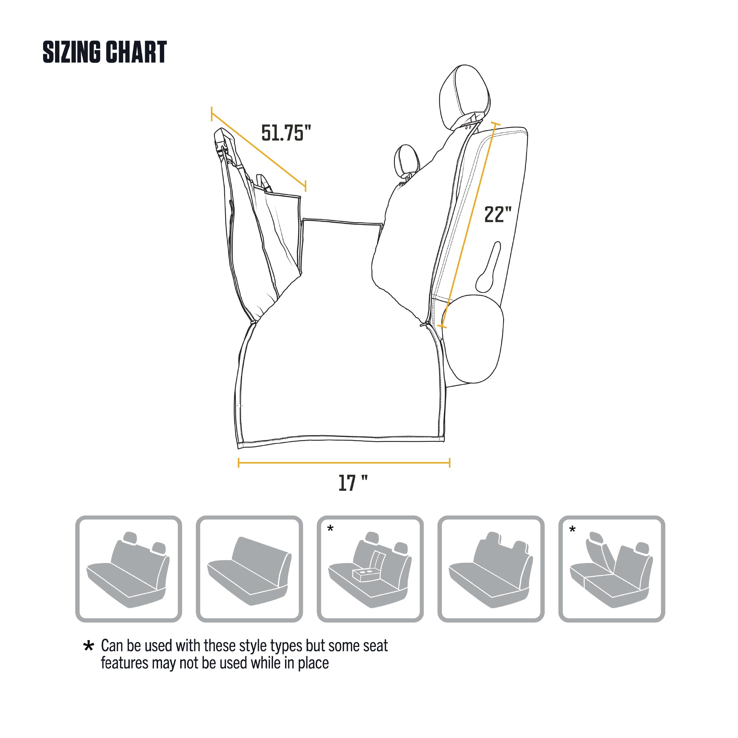 Carhartt Universal Fitted Nylon Duck Pet Hammock, Dog Back Seat Cover, Black - Image 5